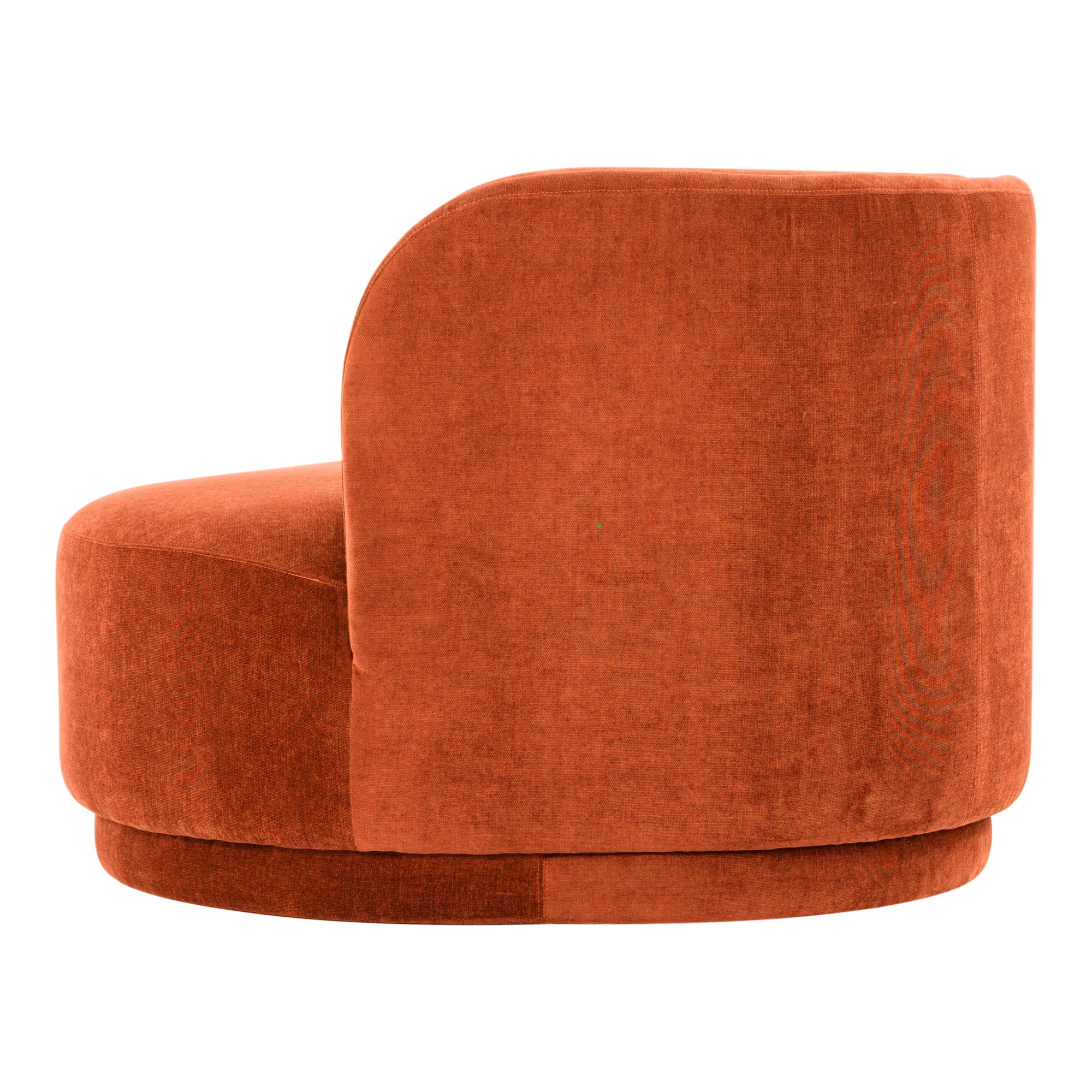 Yoon Chaise Right Fired Rust - Moes Home