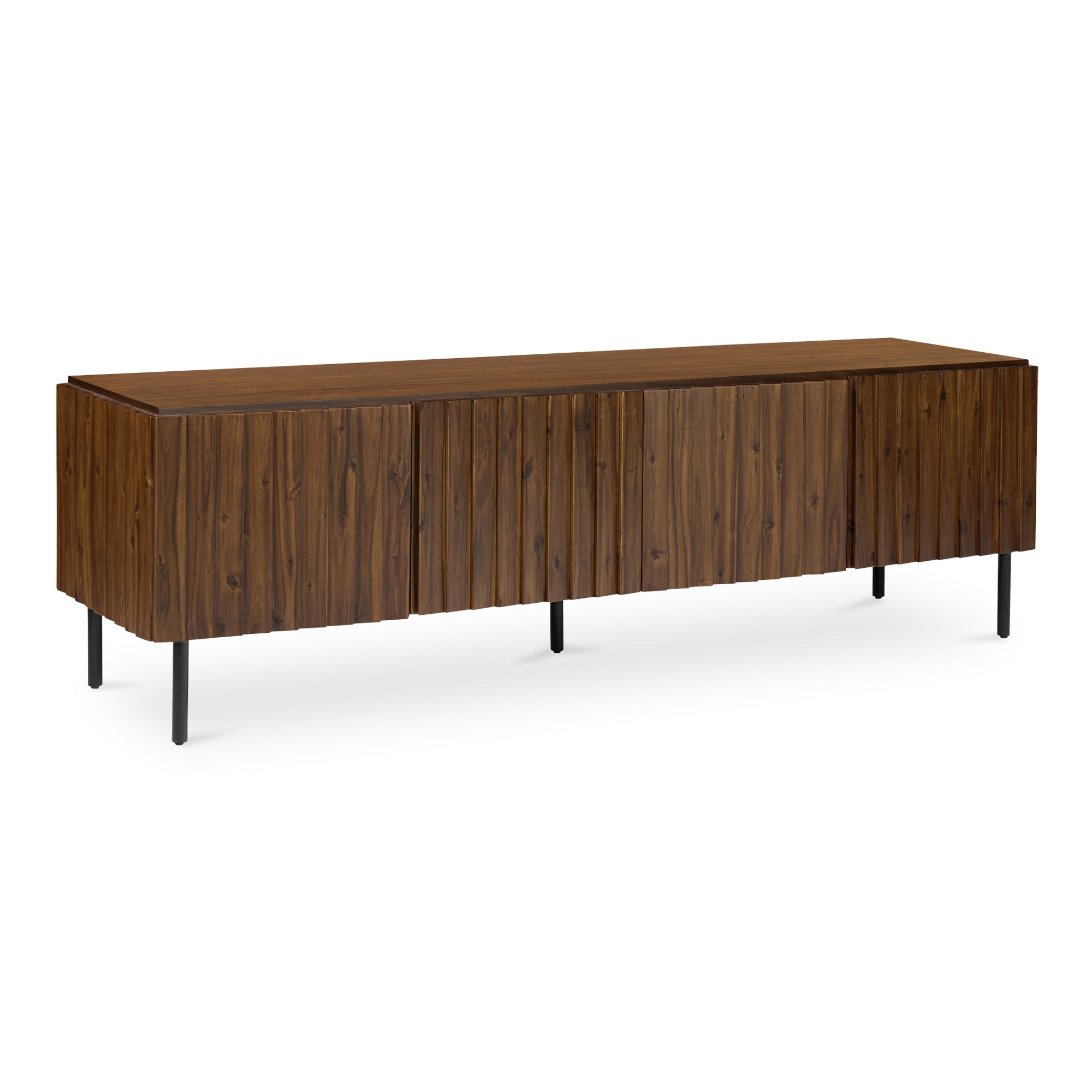 Lincoln Media Cabinet Brown - Moes Home