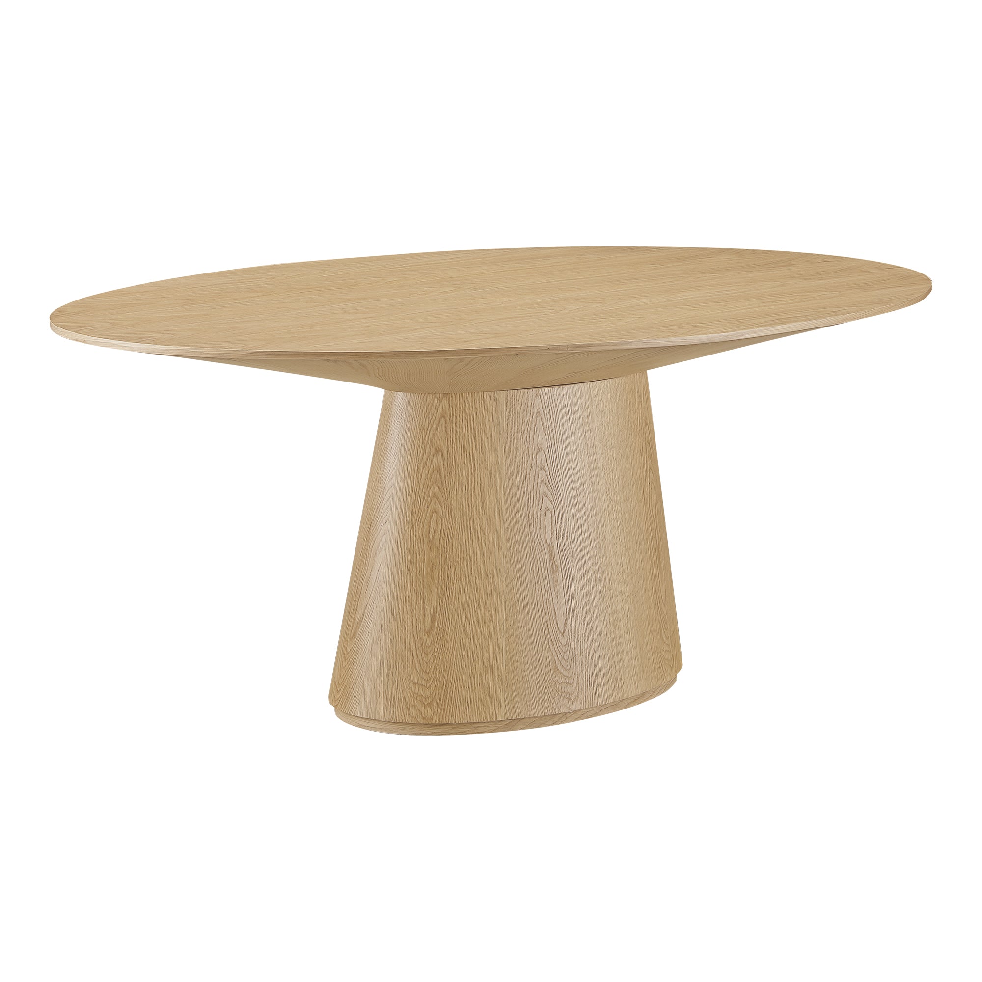Otago Oval Dining Table Walnut Brown