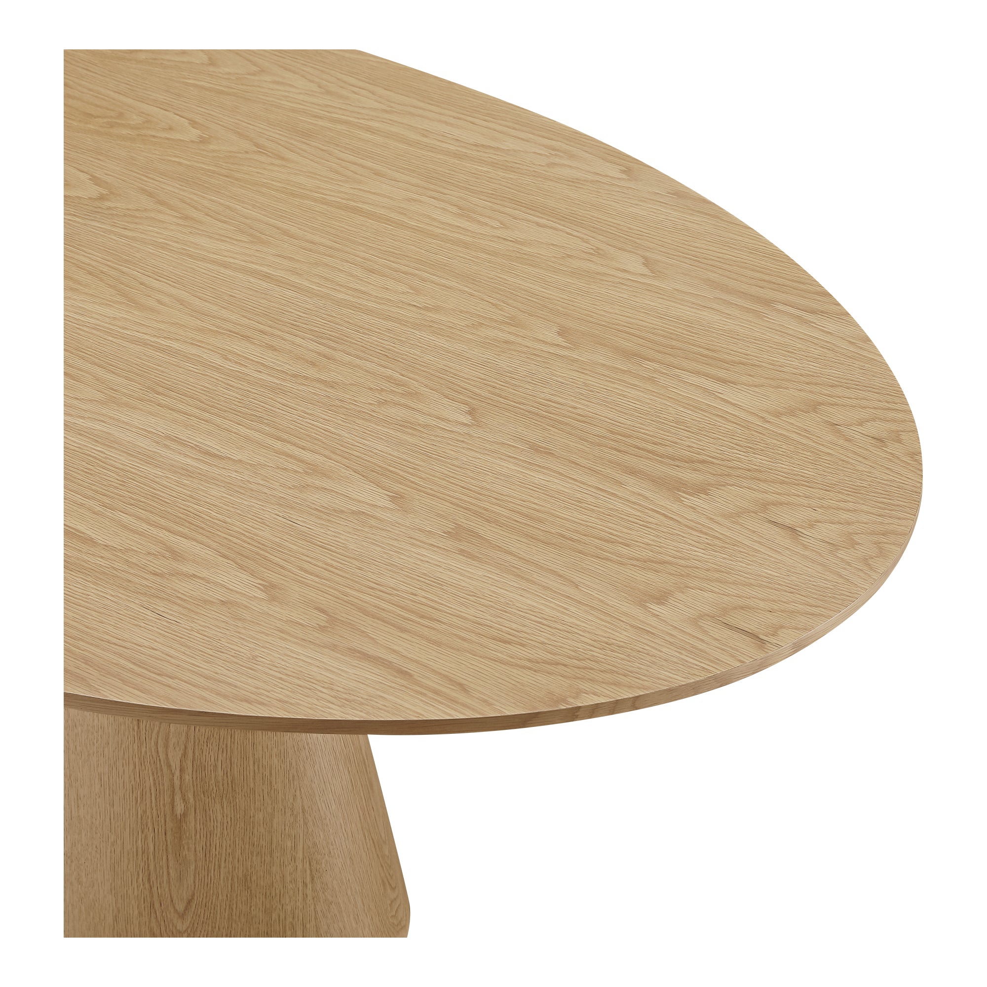 Otago Oval Dining Table Walnut Brown