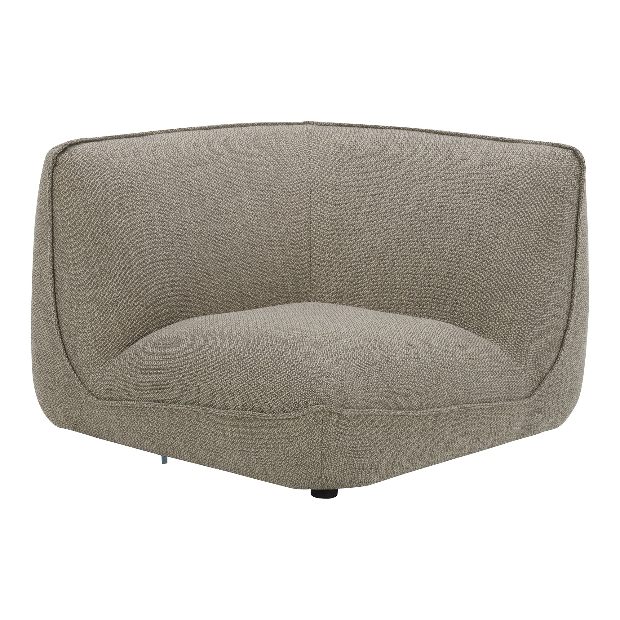 Zeppelin Corner Chair Speckled Pumice - Moes Home