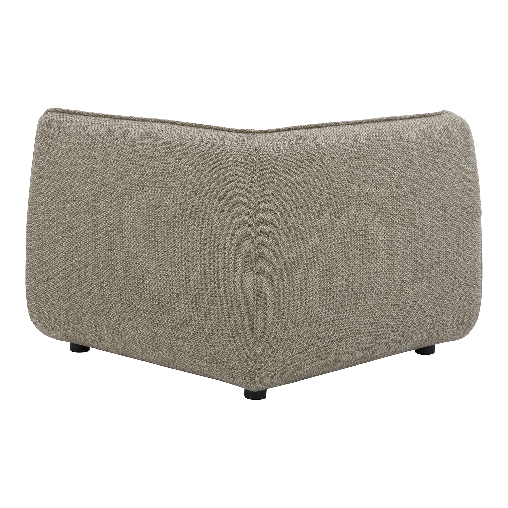Zeppelin Corner Chair Speckled Pumice - Moes Home