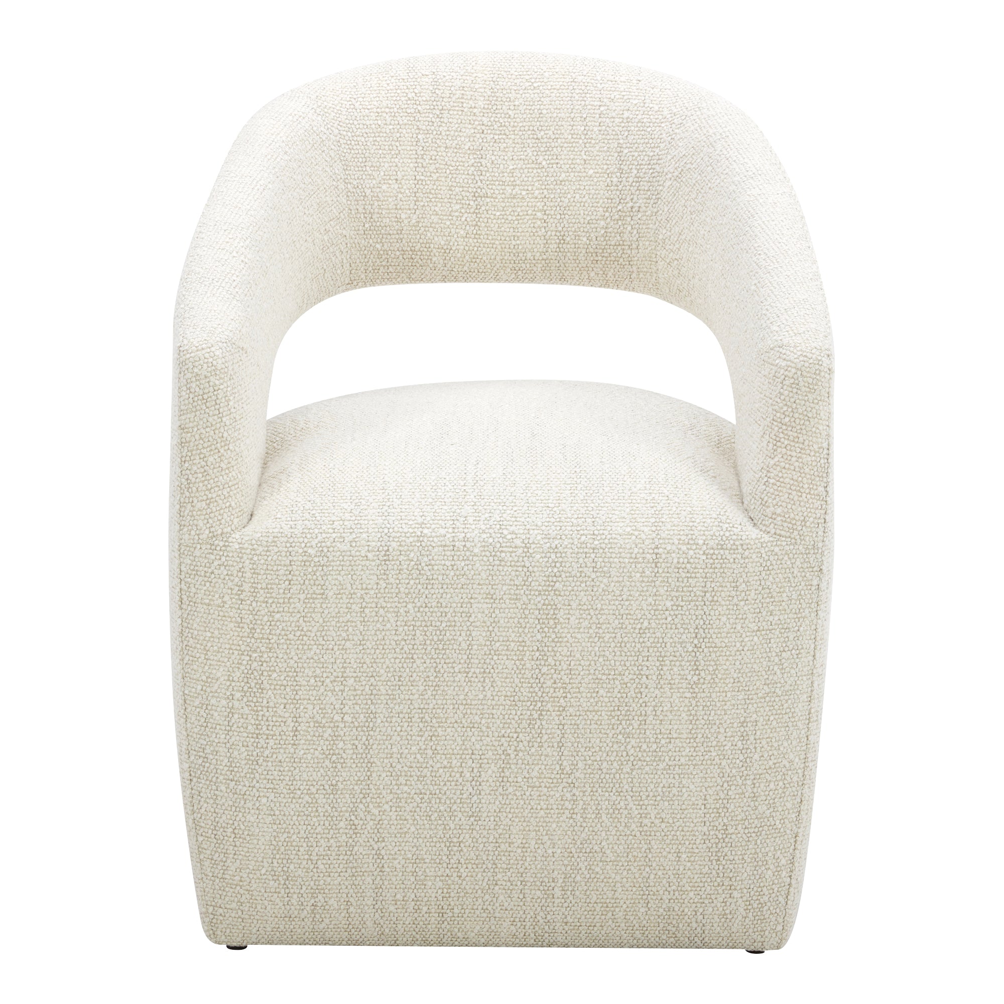 Barrow Rolling Dining Chair Grey Storm