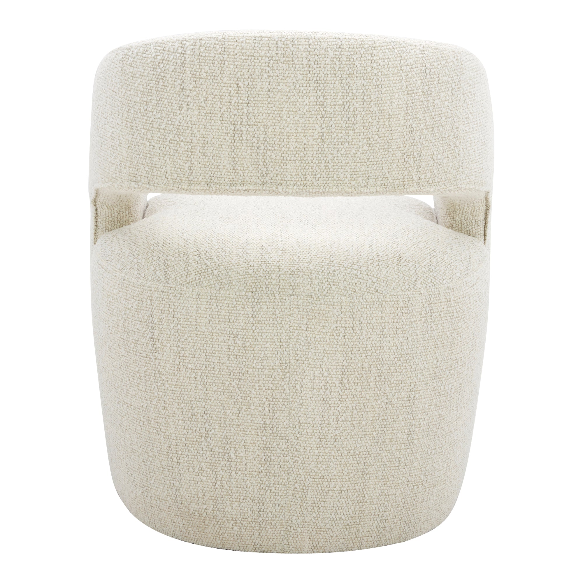 Barrow Rolling Dining Chair Grey Storm