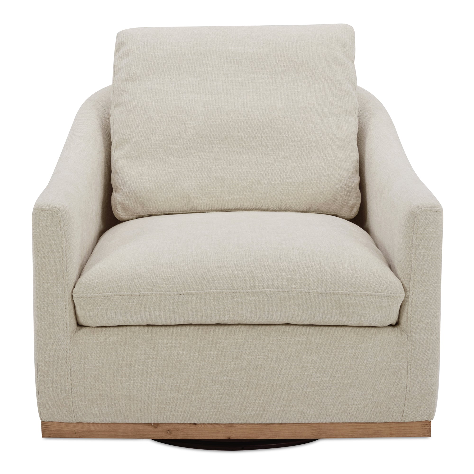 Linden Swivel Chair Soft Taupe