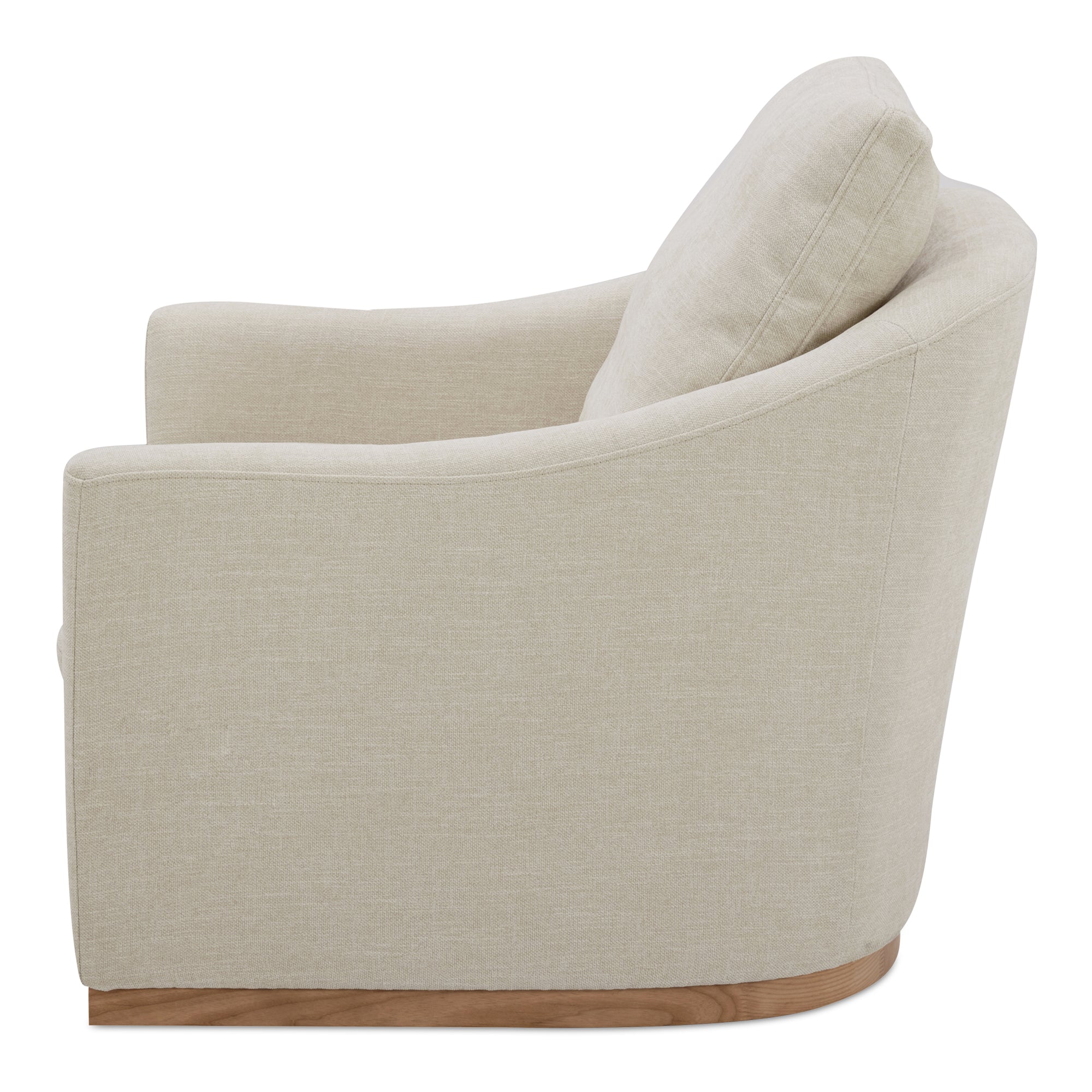 Linden Swivel Chair Soft Taupe