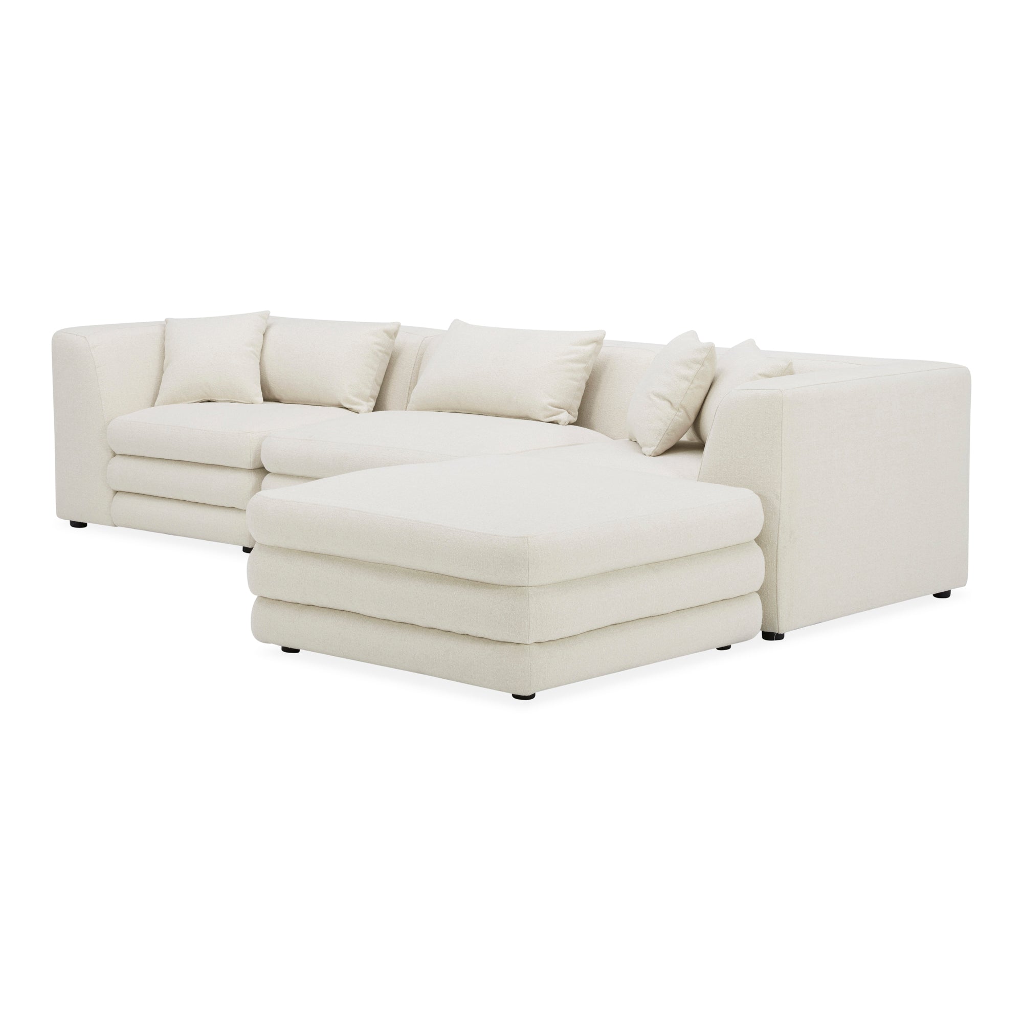 Lowtide Lounge Modular Sectional Warm White - Moes Home