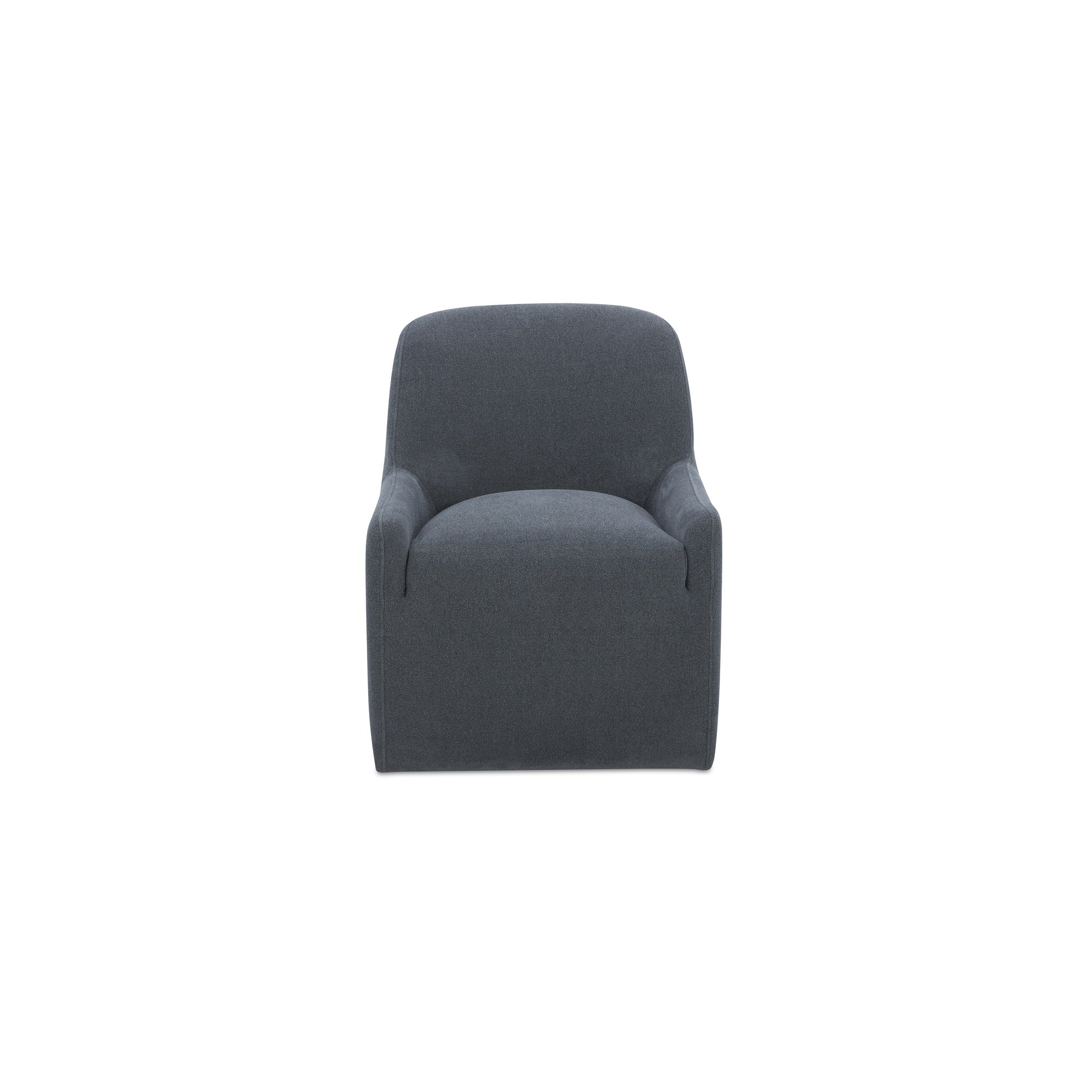 Maisie Rolling Dining Chair Tan Leather