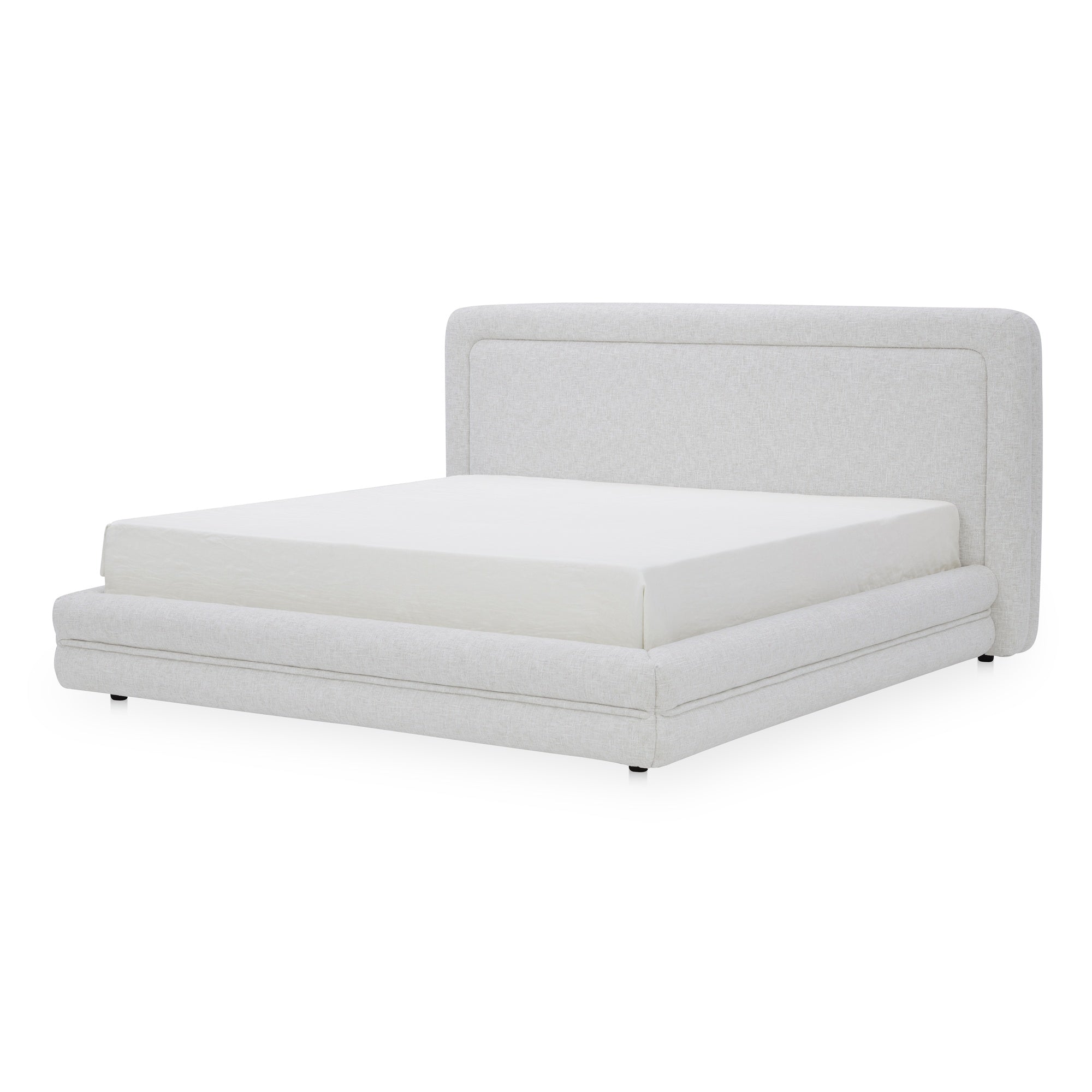 Tory King Bed Pebble - Moes Home