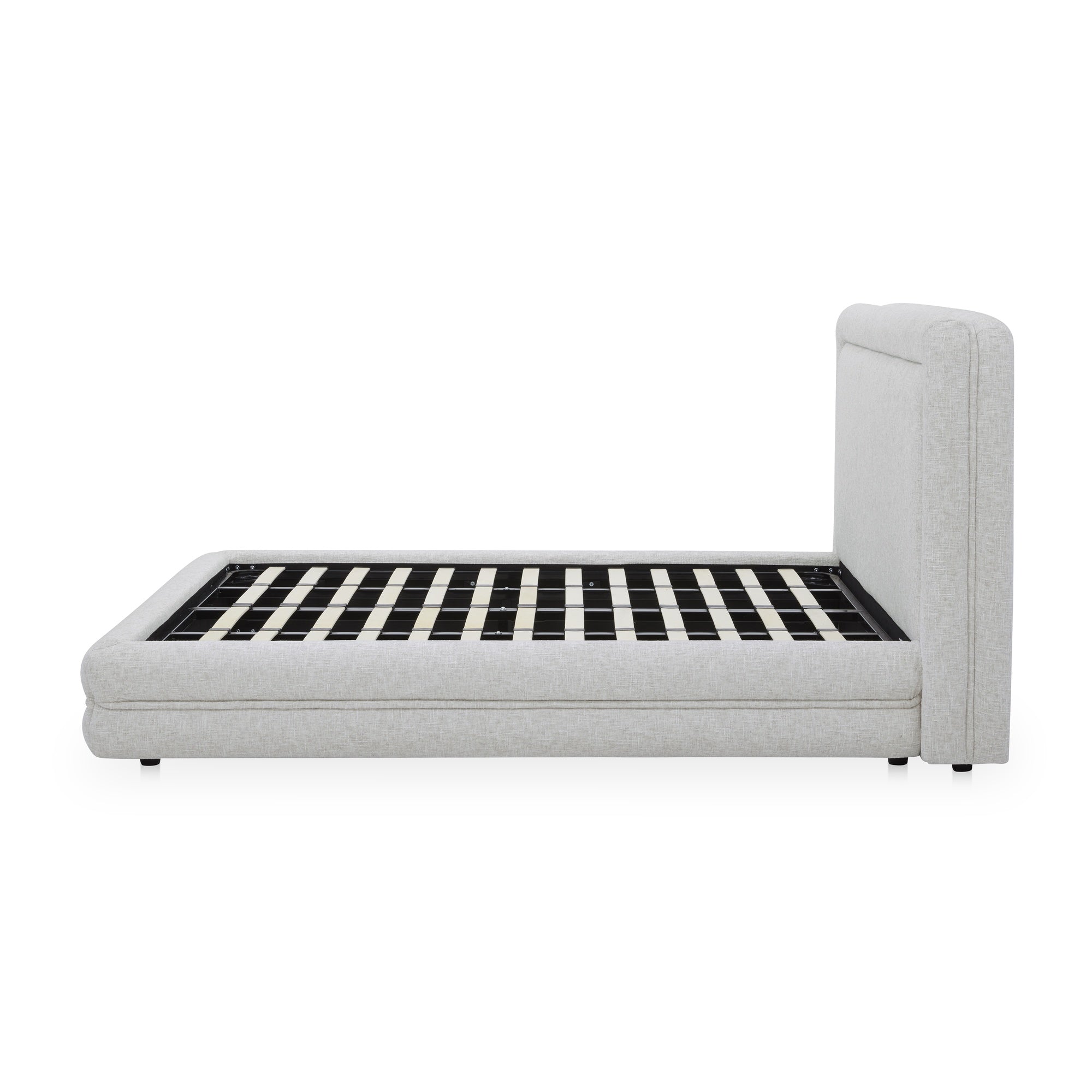 Tory King Bed Pebble - Moes Home