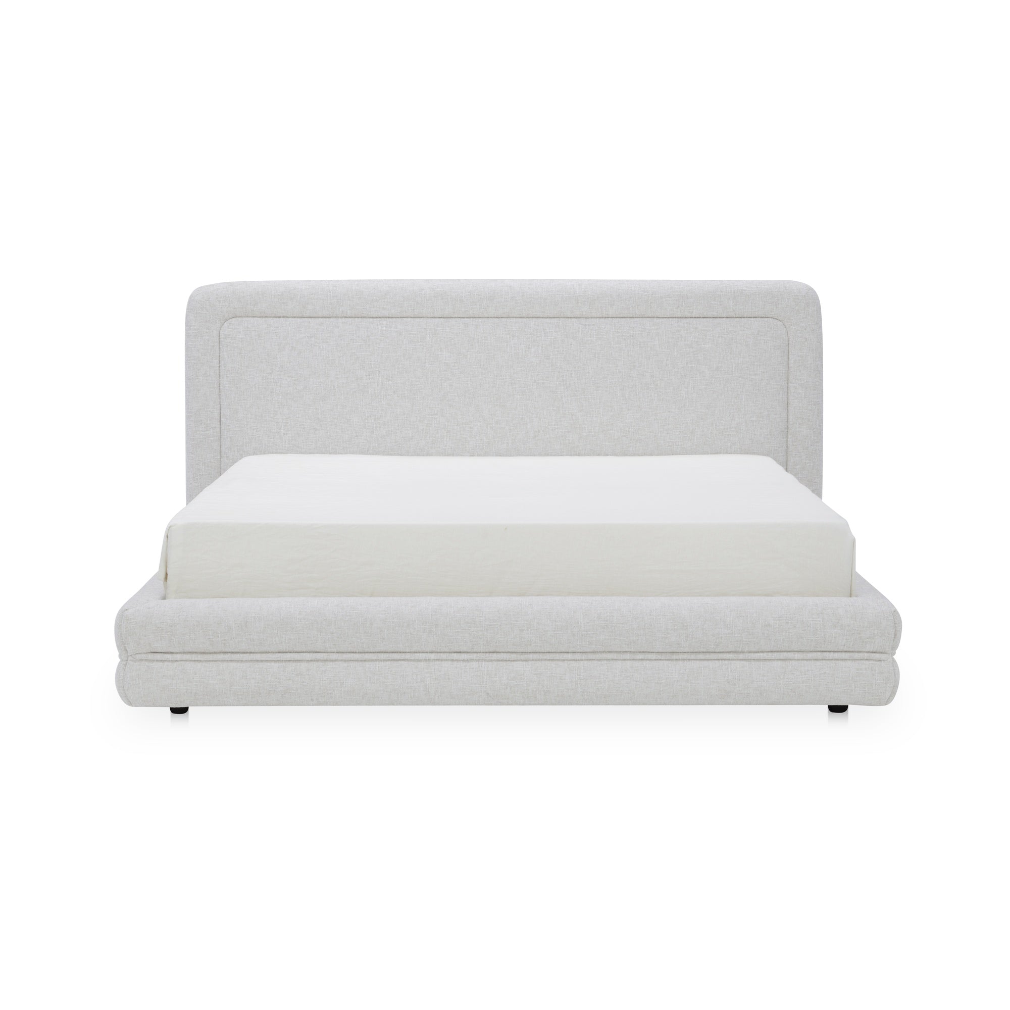 Tory King Bed Pebble - Moes Home