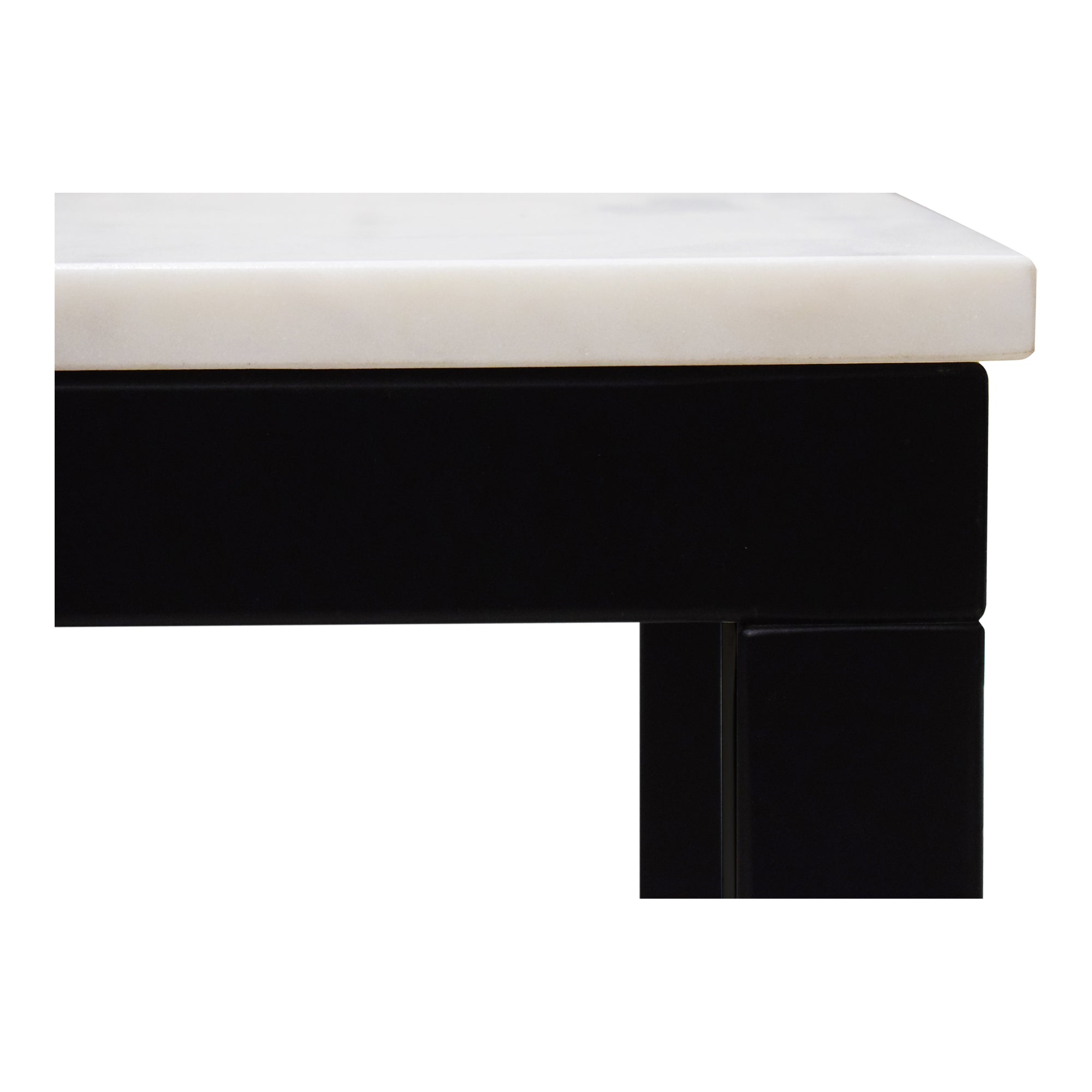 Parson Marble Small Dining Table White - Moes Home