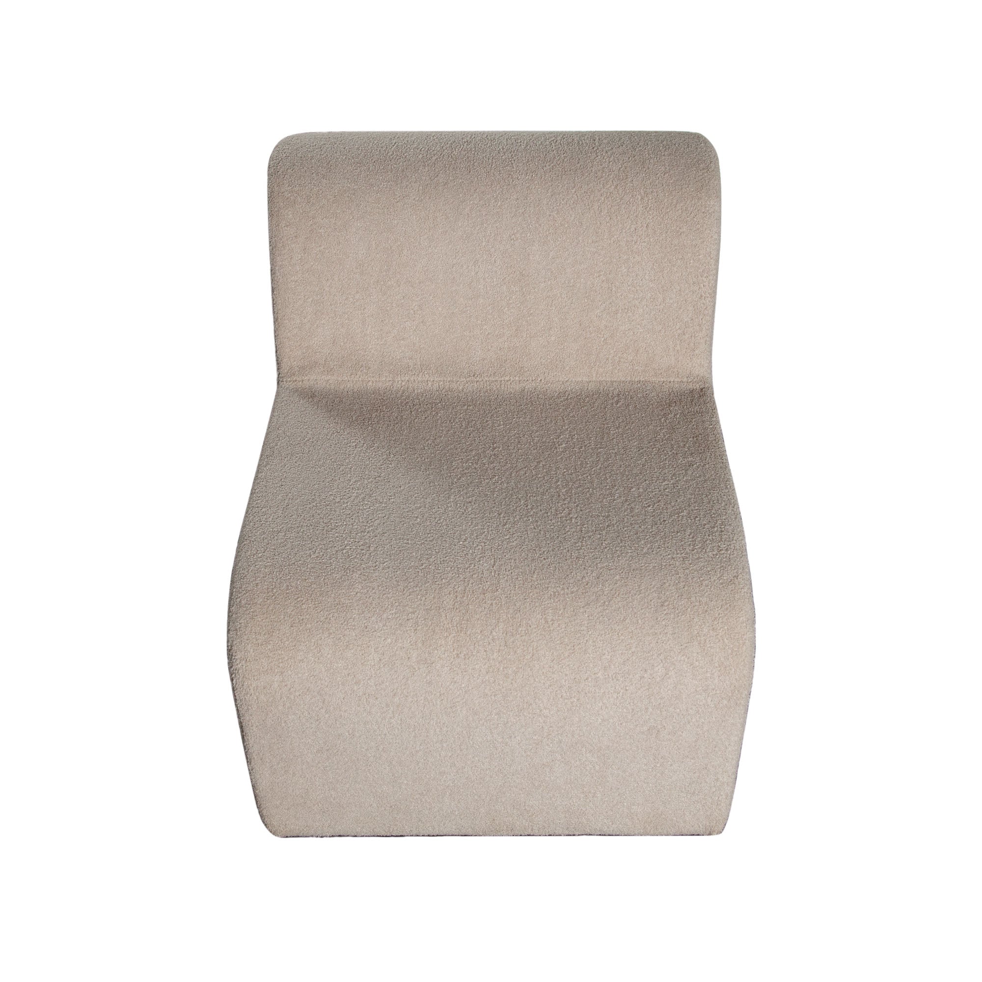 Lana Accent Chair in Camel Looped Shearling Fabric by Diamond Sofa