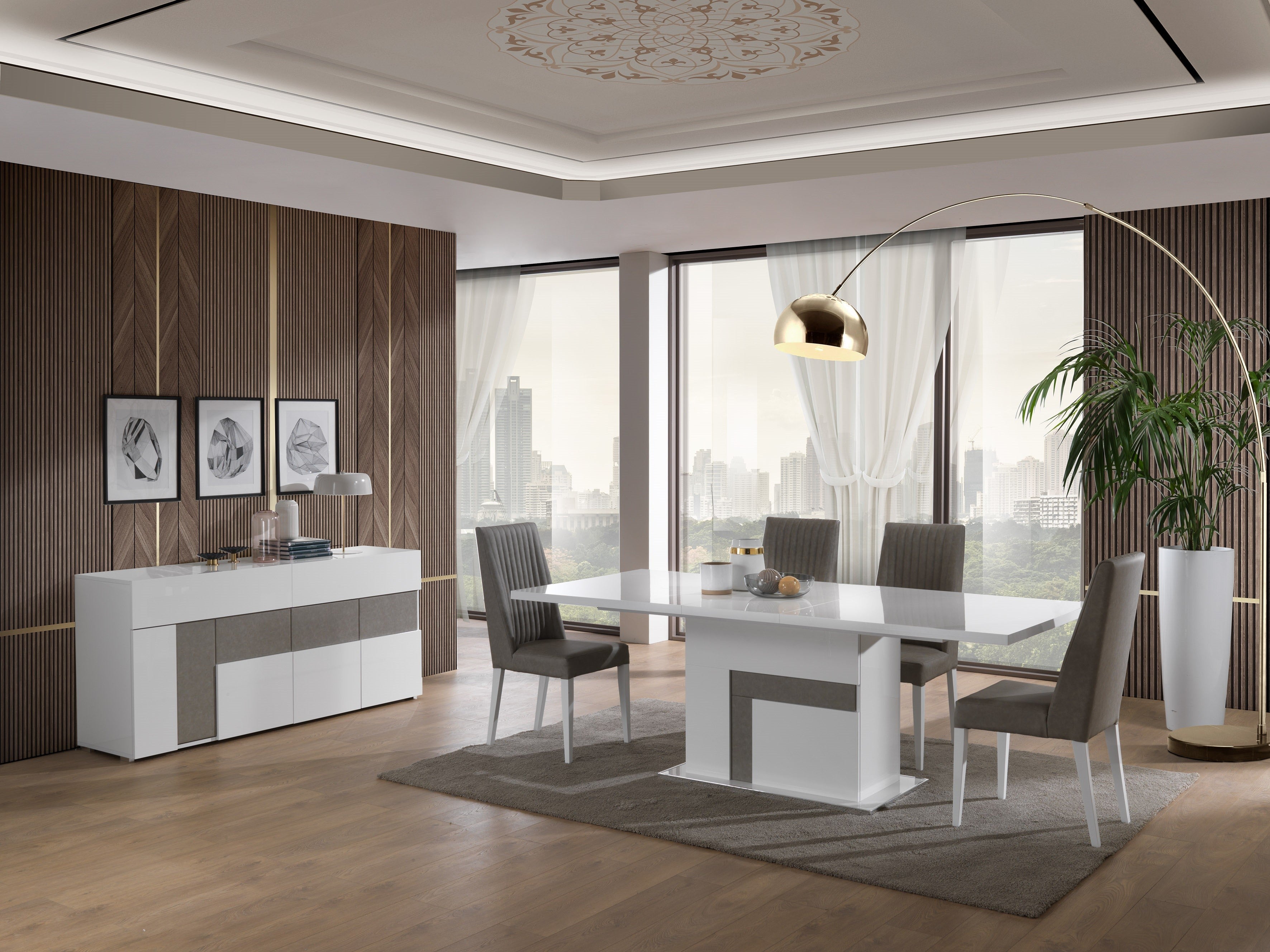 Luxuria Modern Dining Chair J&M (set of 2)
