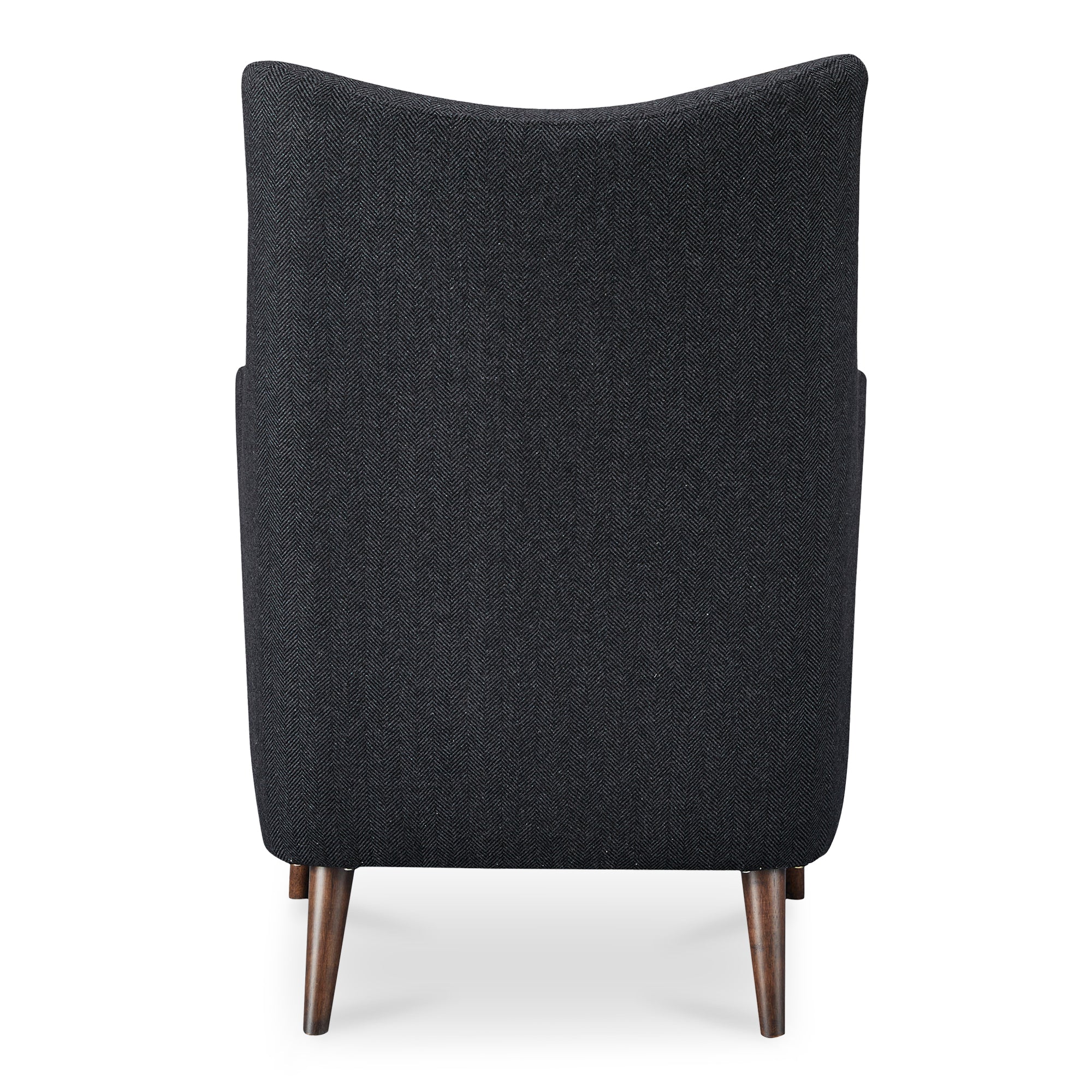Fisher Armchair Wool Blend Charcoal - Moes Home