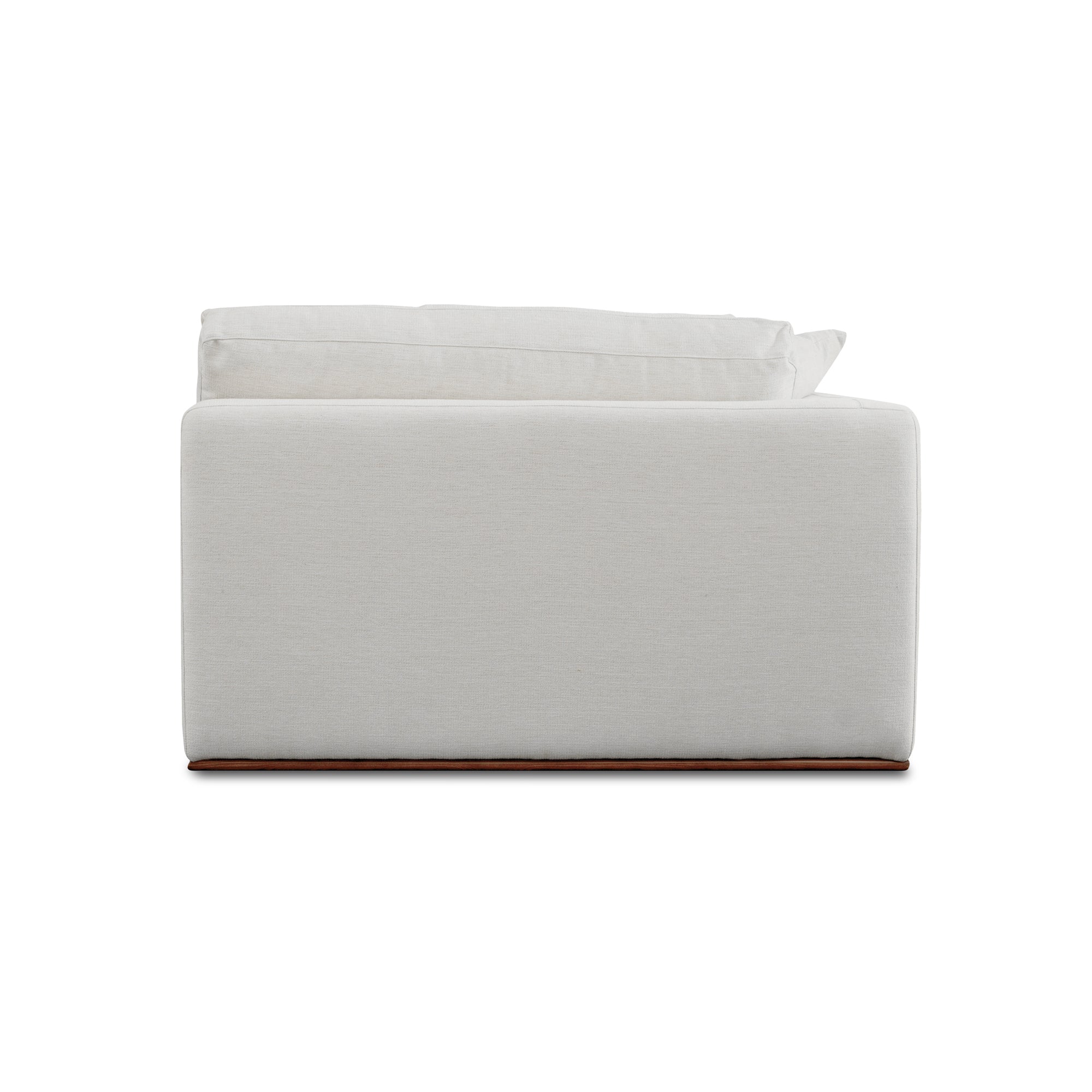 Rue Left Arm Facing Chair Off White