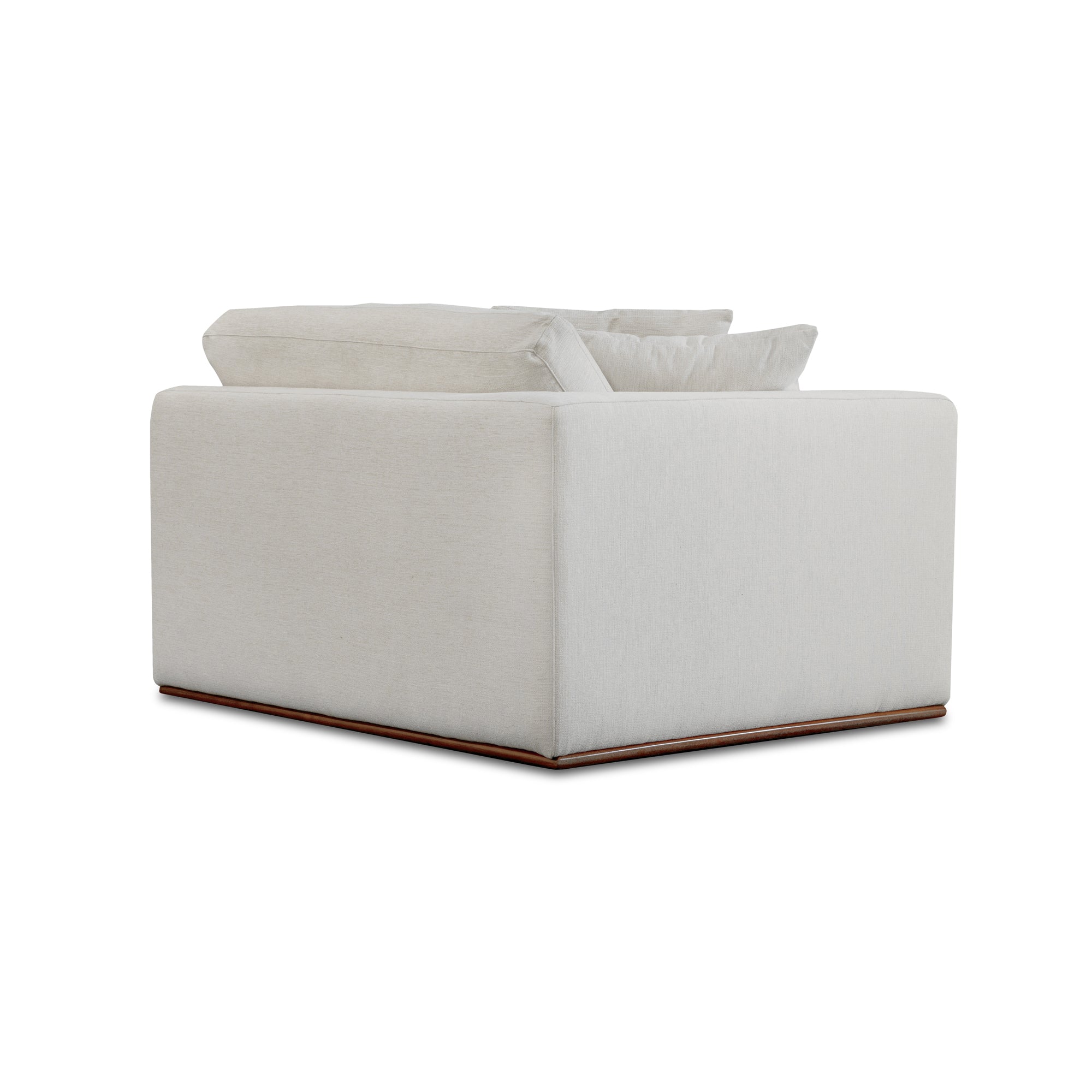 Rue Left Arm Facing Chair Off White