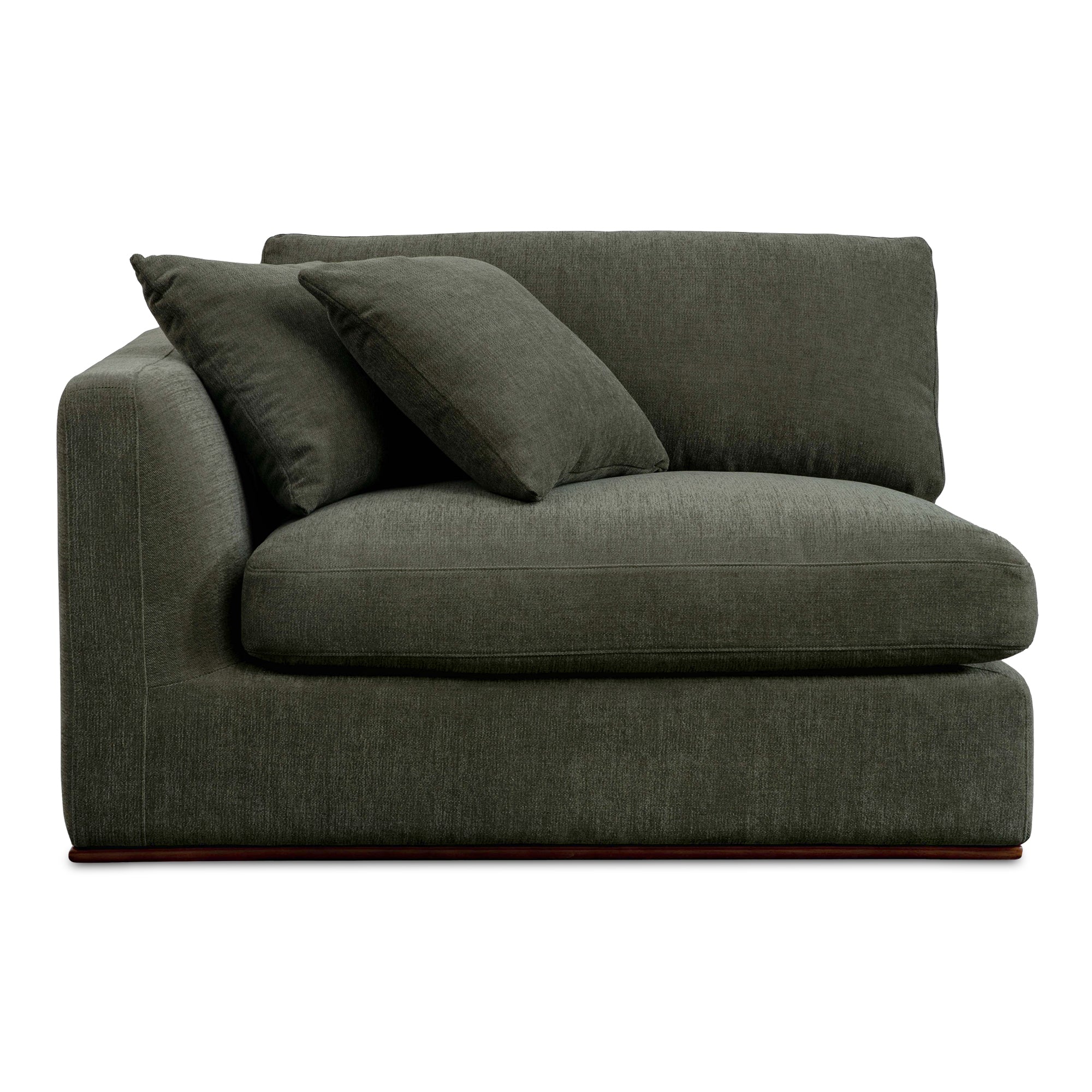 Rue Left Arm Facing Chair Off White