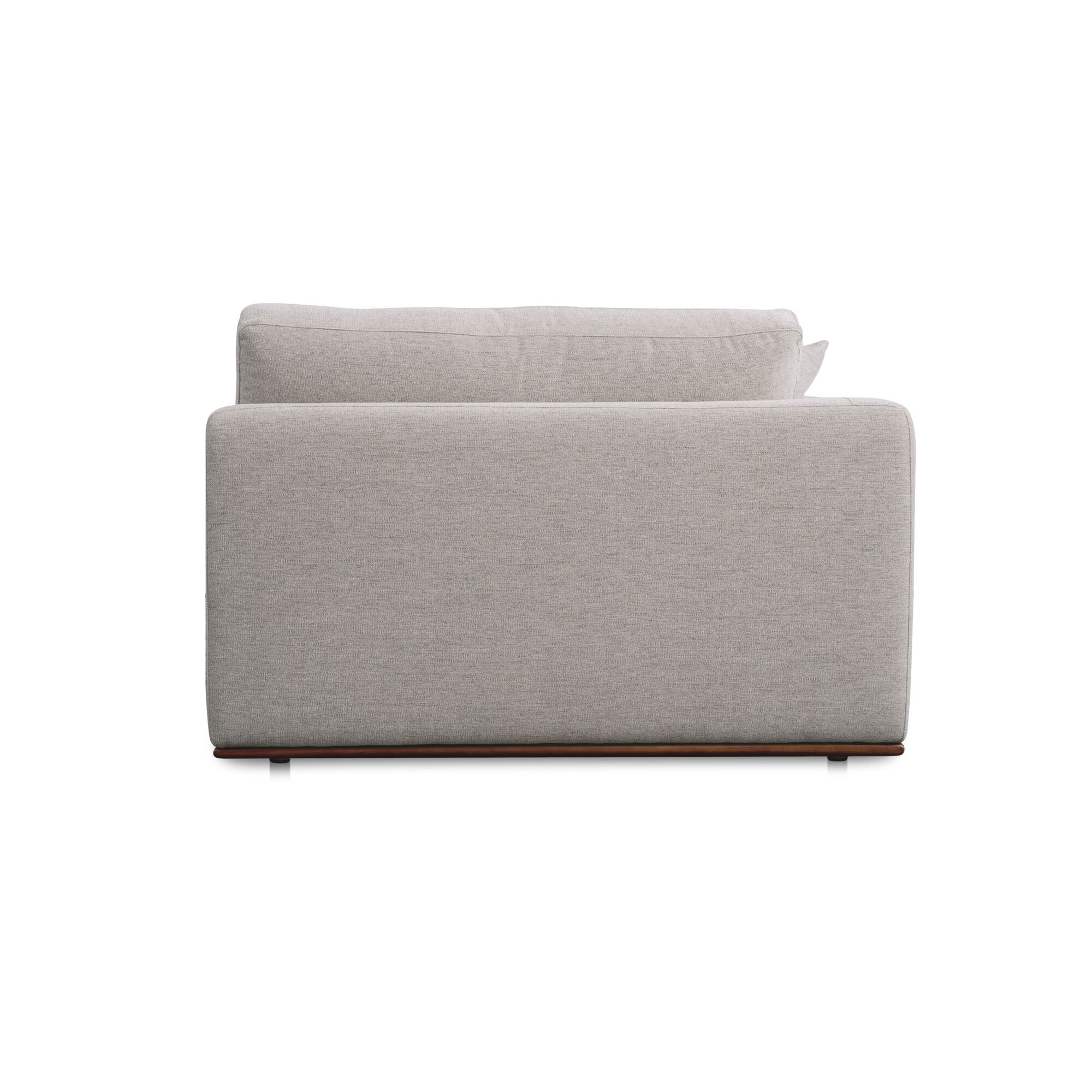 Rue Left Arm Facing Chair Off White