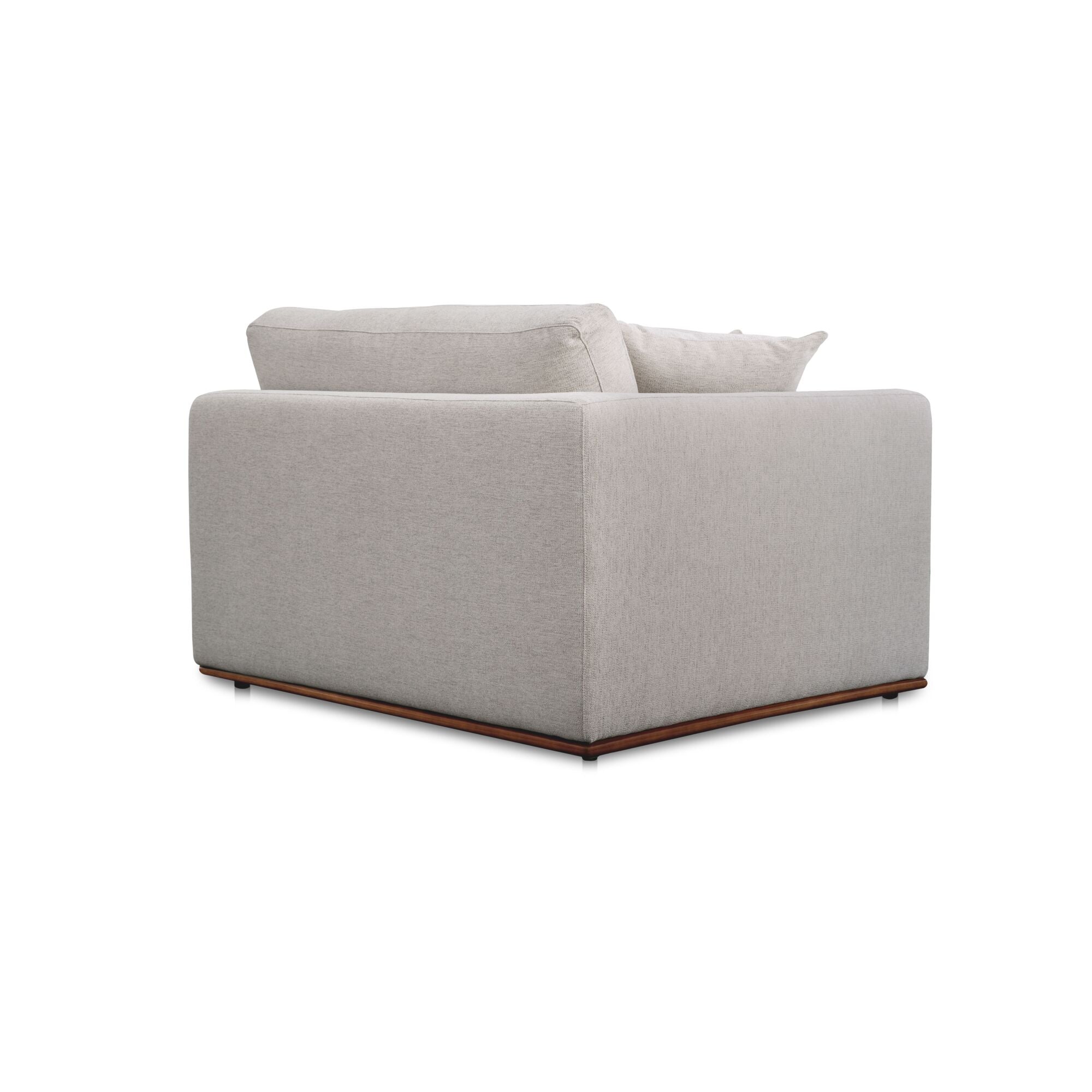 Rue Left Arm Facing Chair Off White