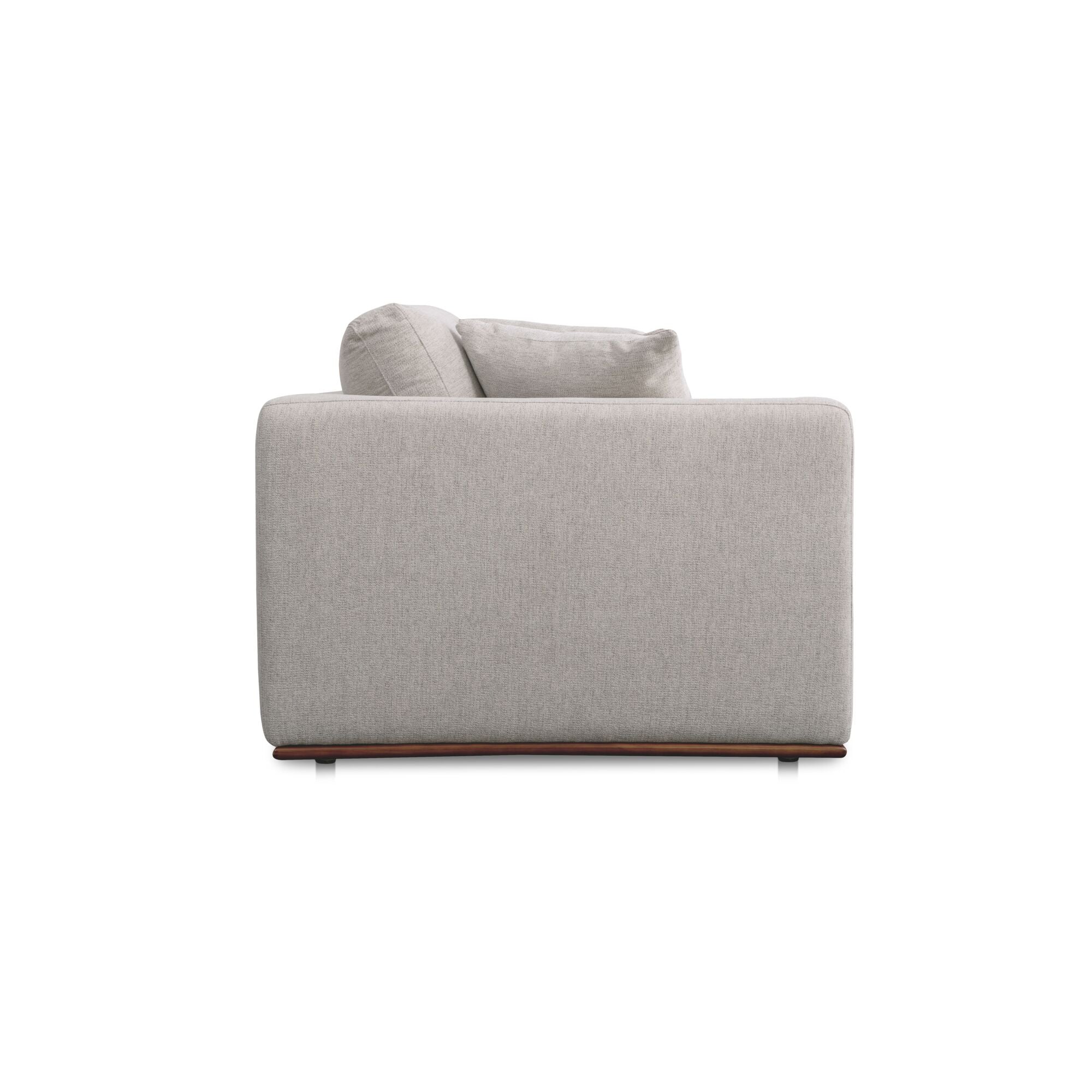 Rue Left Arm Facing Chair Off White