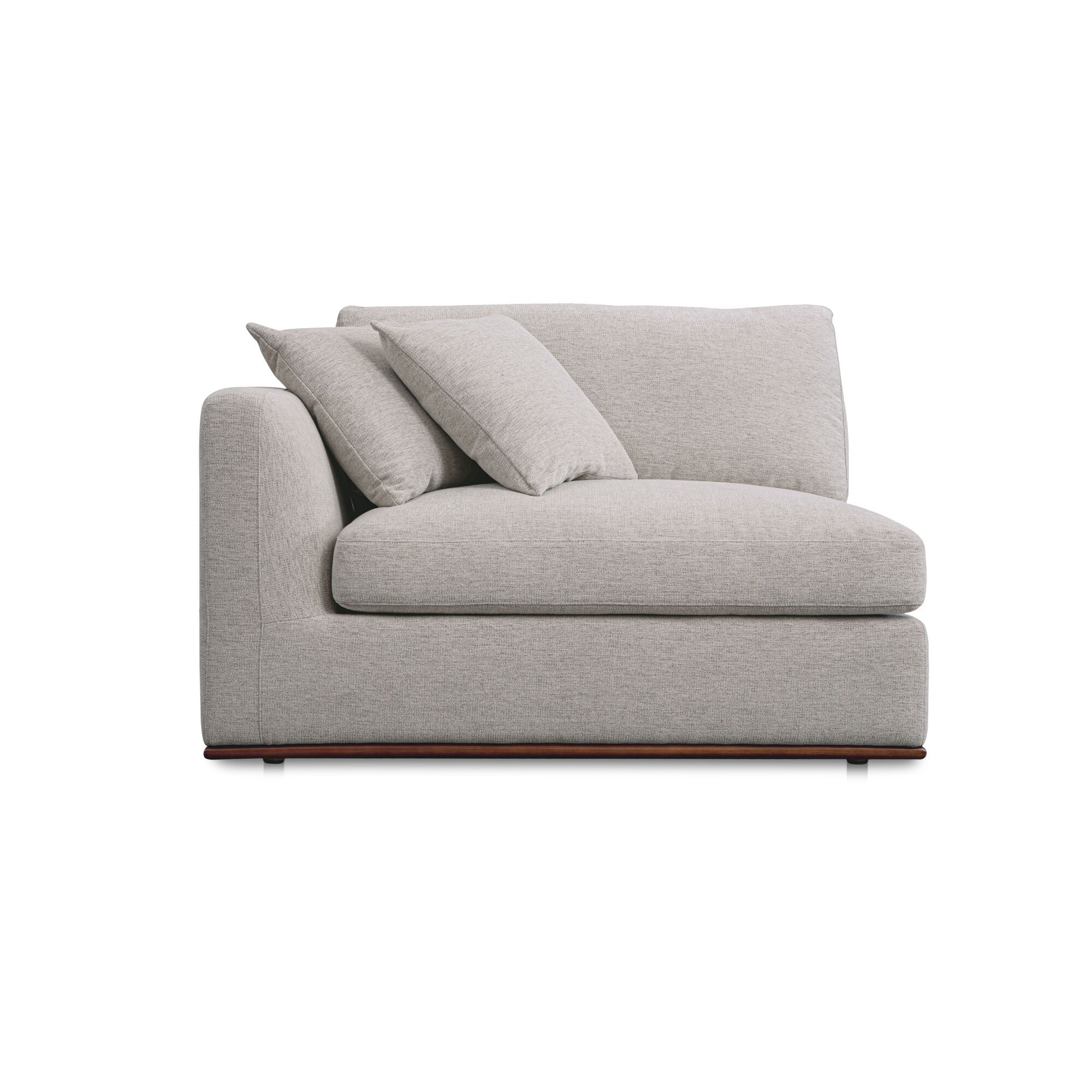 Rue Left Arm Facing Chair Off White