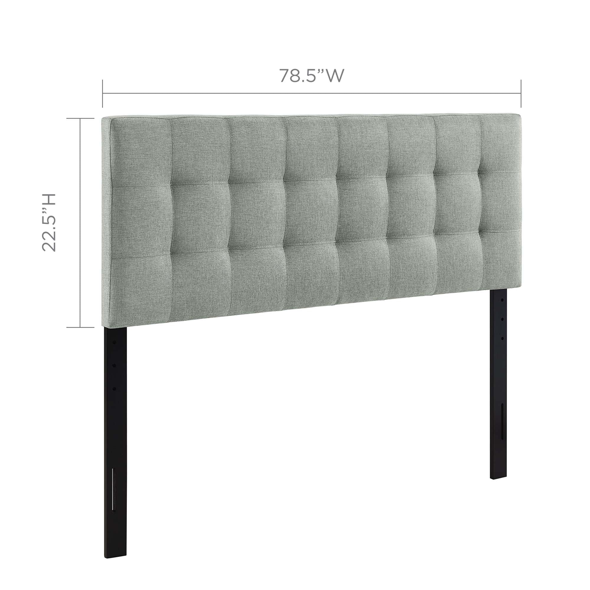 Lily Upholstered Fabric King Headboard by Modway - Best Buy Furniture