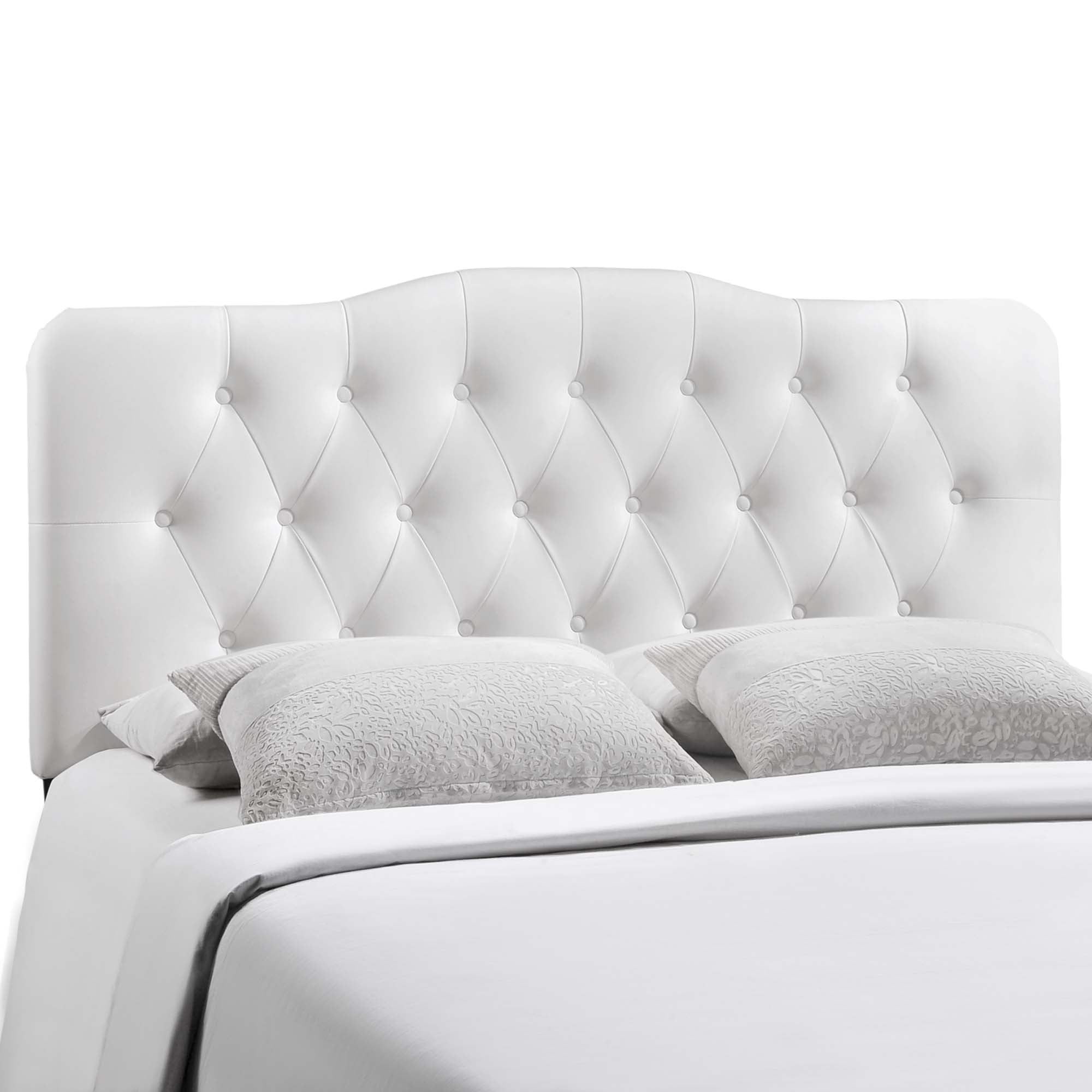Annabel Upholstered Vinyl Full Headboard by Modway - Best Buy Furniture
