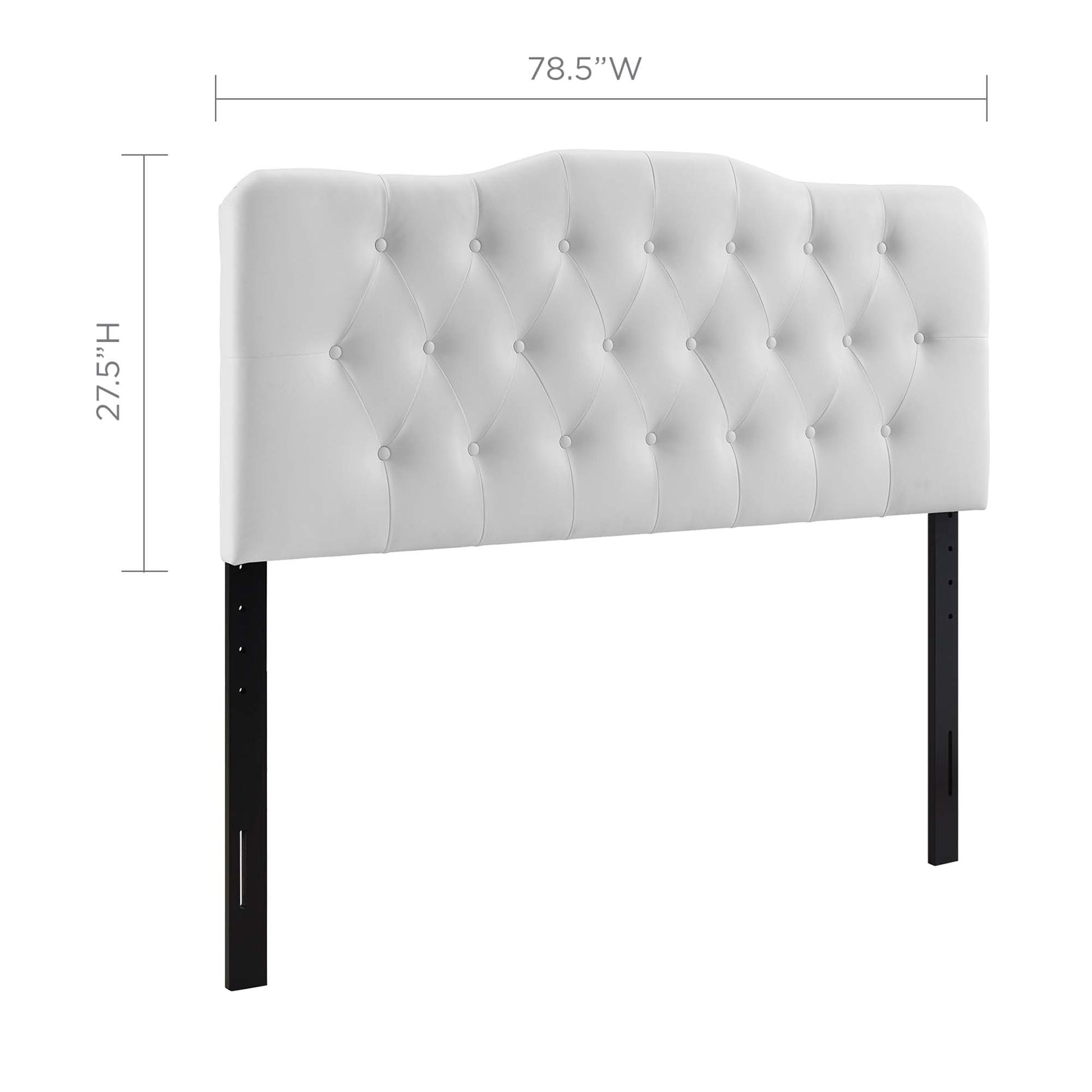 Annabel Upholstered Vinyl King Headboard by Modway - Best Buy Furniture