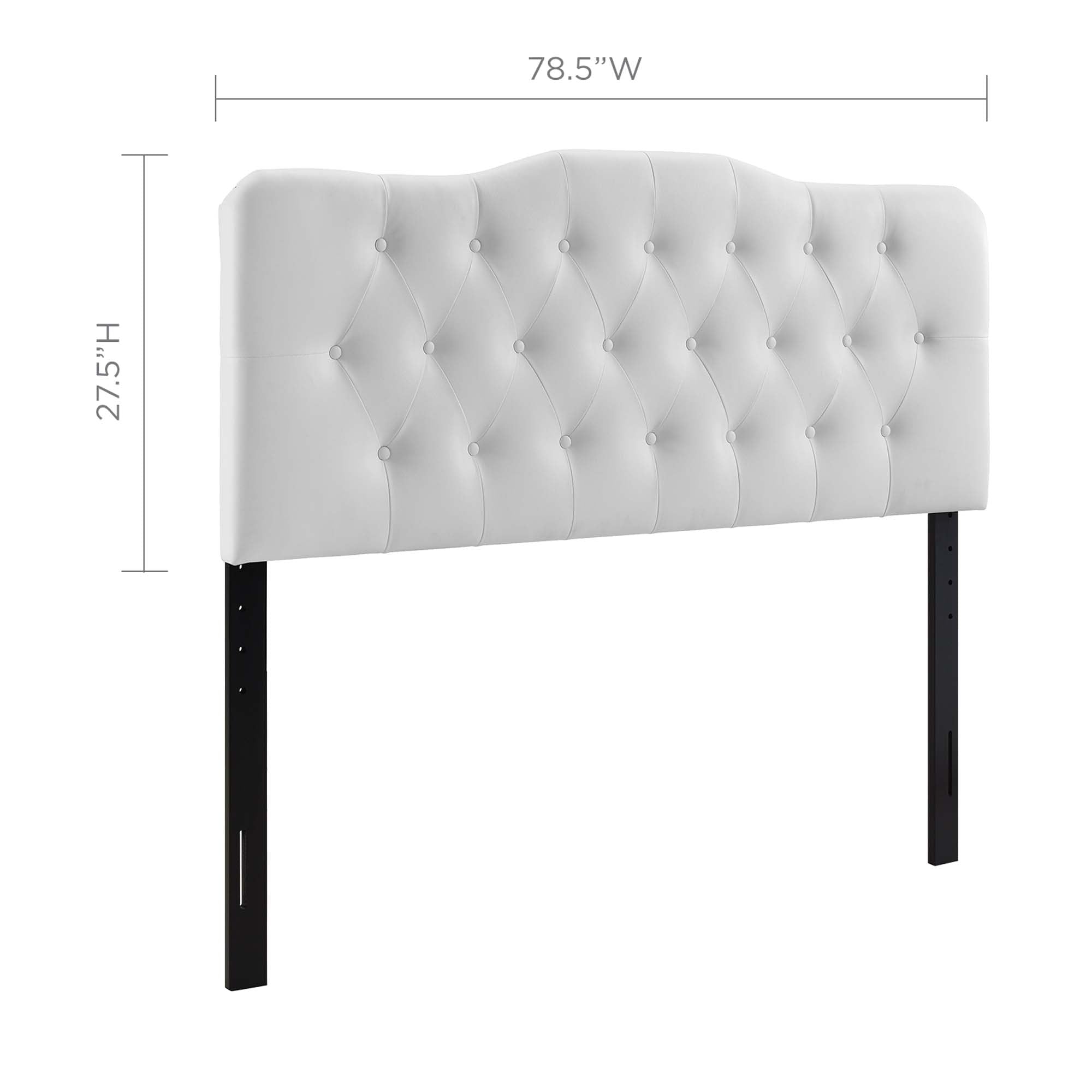 Annabel Upholstered Vinyl King Headboard by Modway - Best Buy Furniture