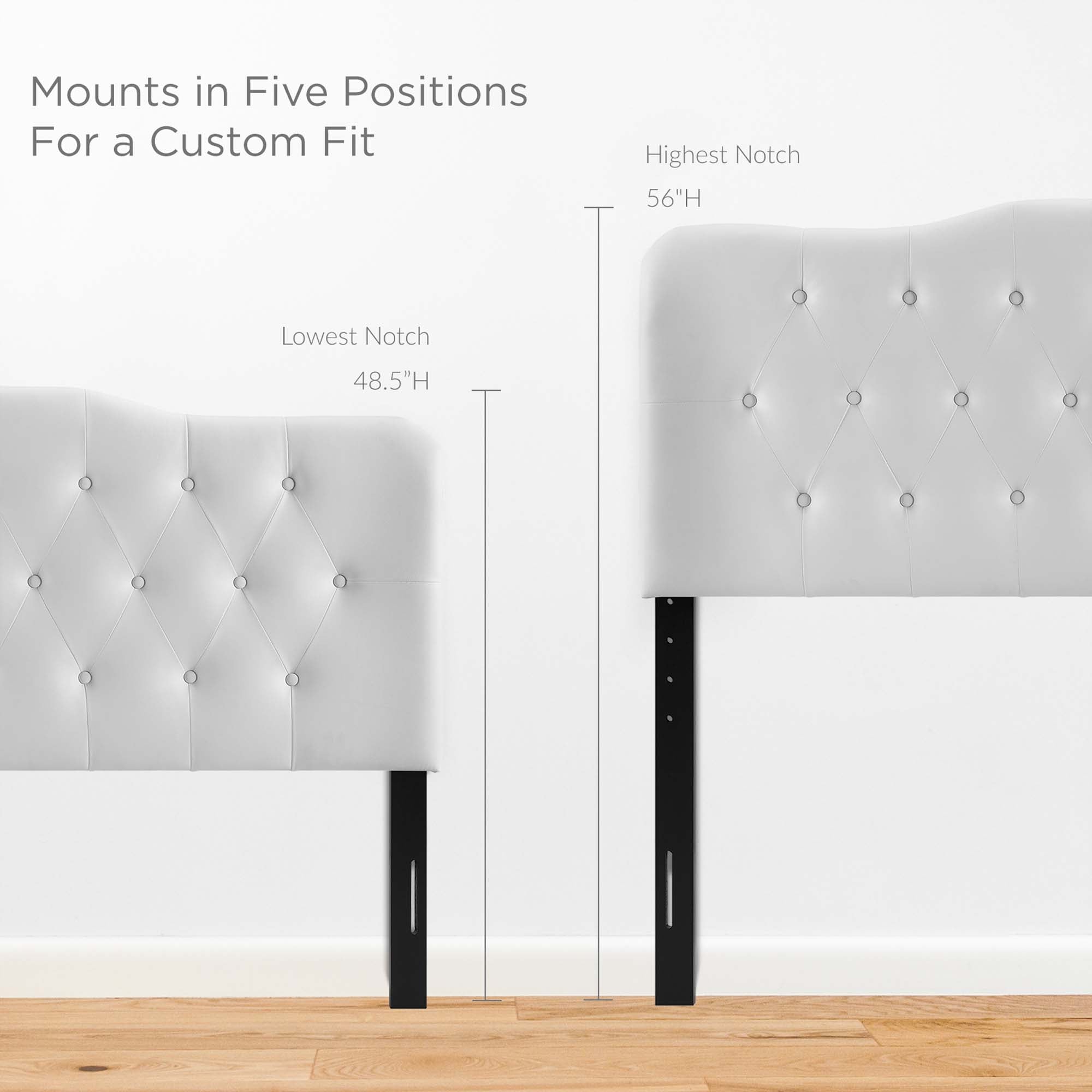 Annabel Upholstered Vinyl King Headboard by Modway - Best Buy Furniture