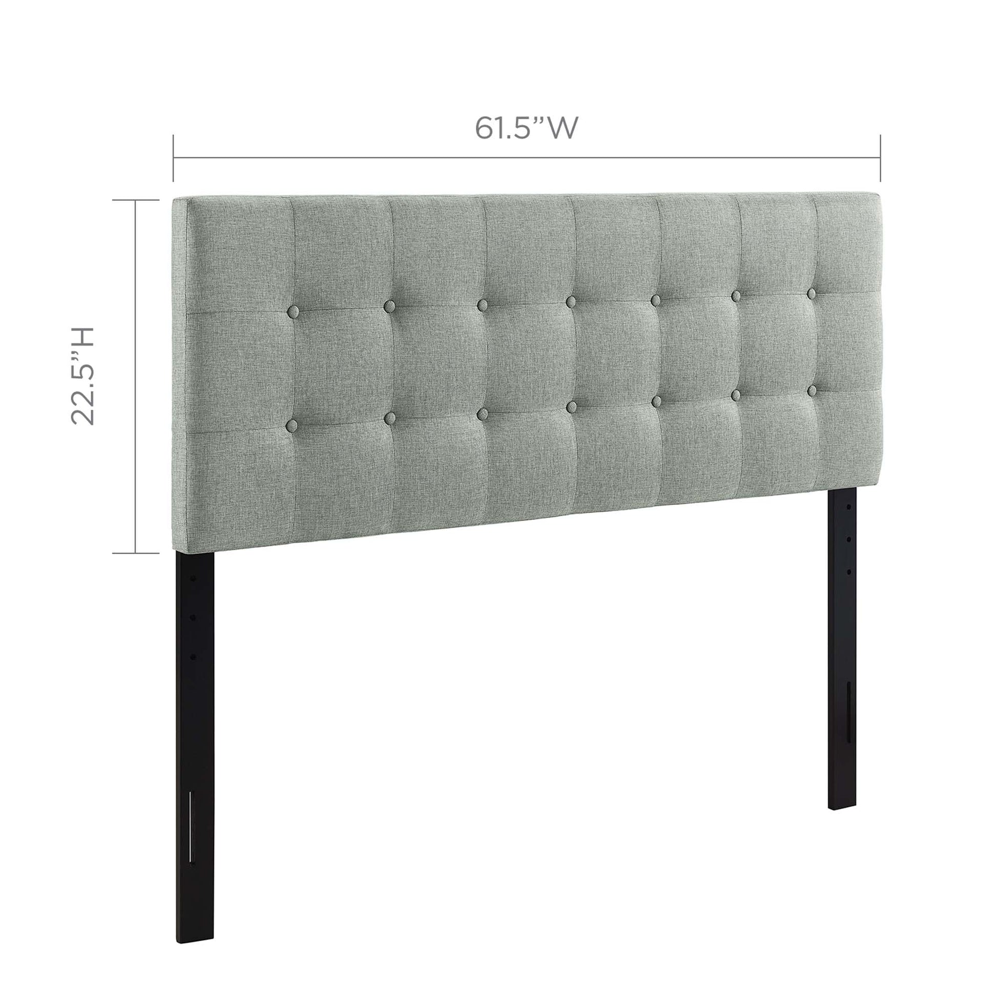 Emily Upholstered Fabric Queen Headboard by Modway - Best Buy Furniture