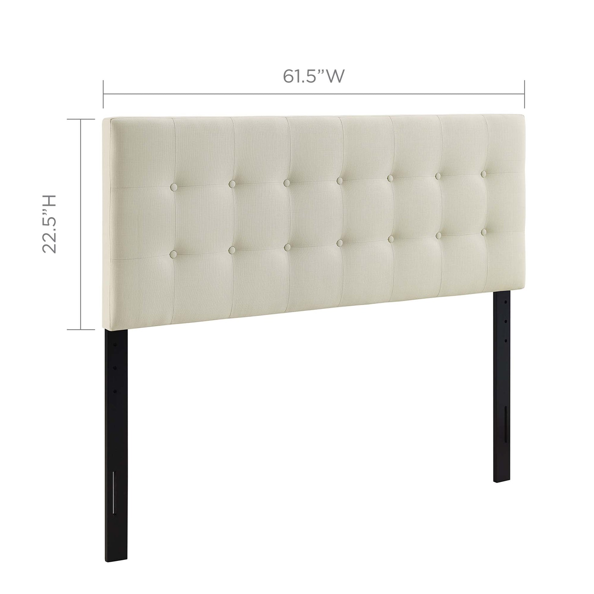 Emily Upholstered Fabric Queen Headboard by Modway - Best Buy Furniture
