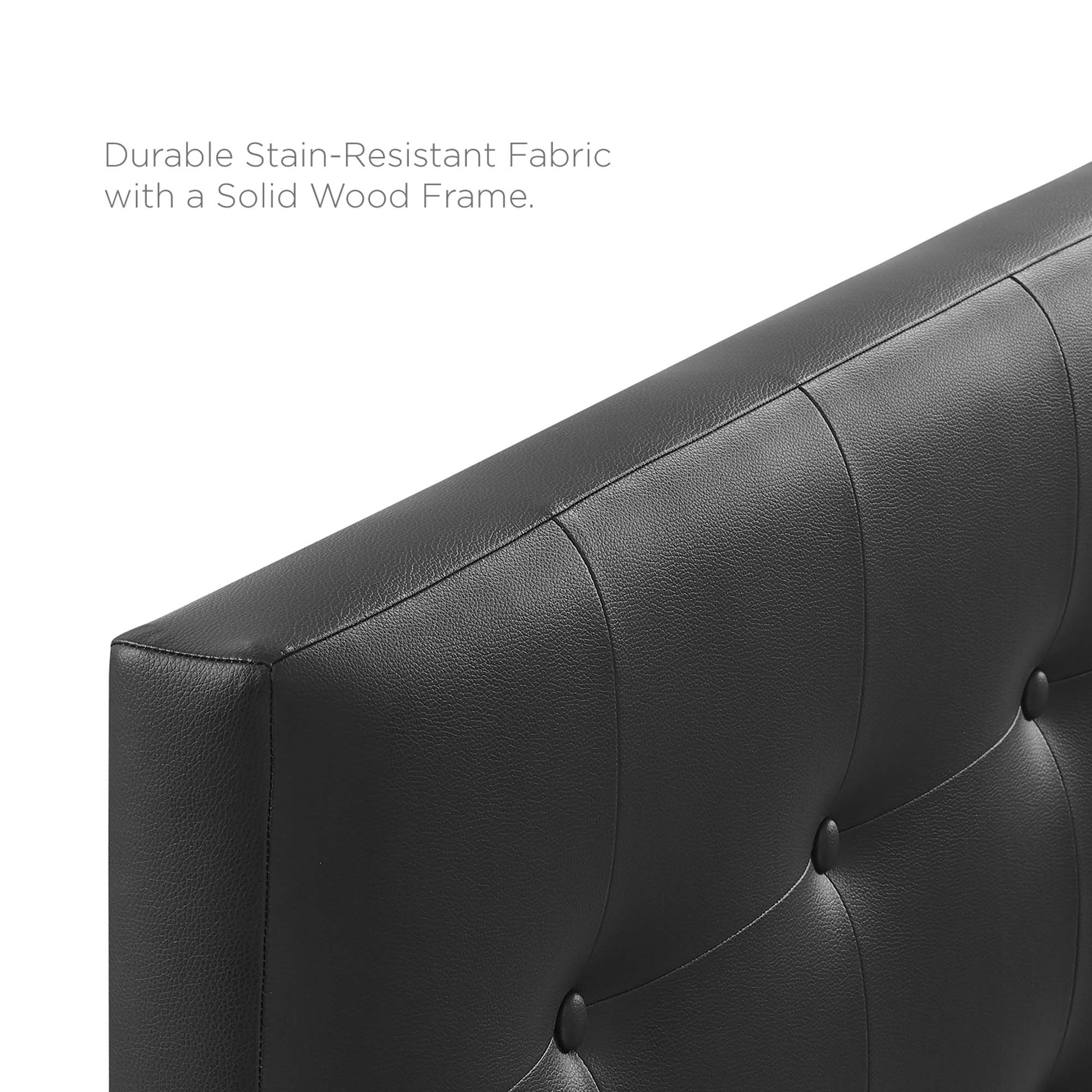 Emily Upholstered Vinyl Queen Headboard by Modway - Best Buy Furniture