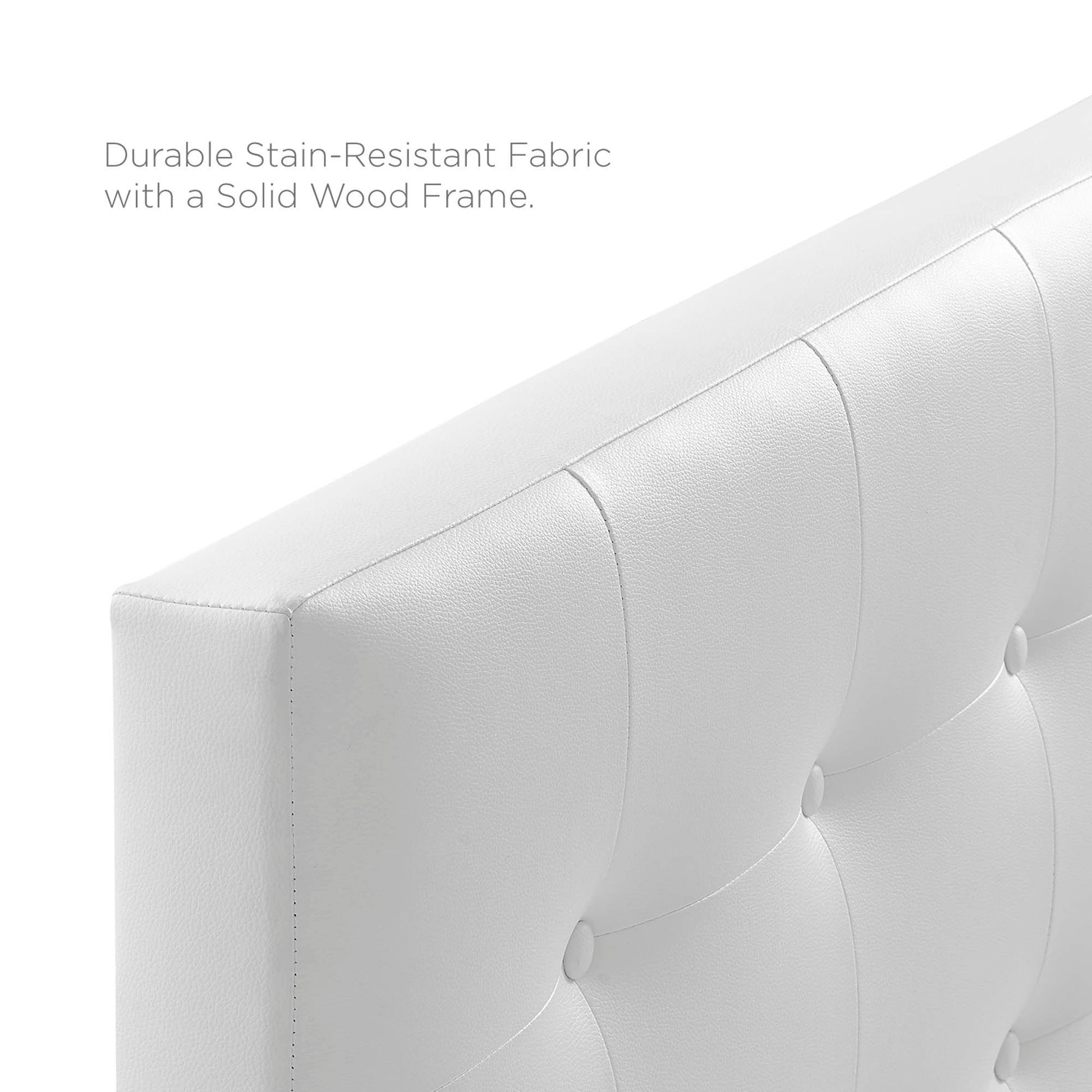 Emily Upholstered Vinyl Full Headboard by Modway - Best Buy Furniture
