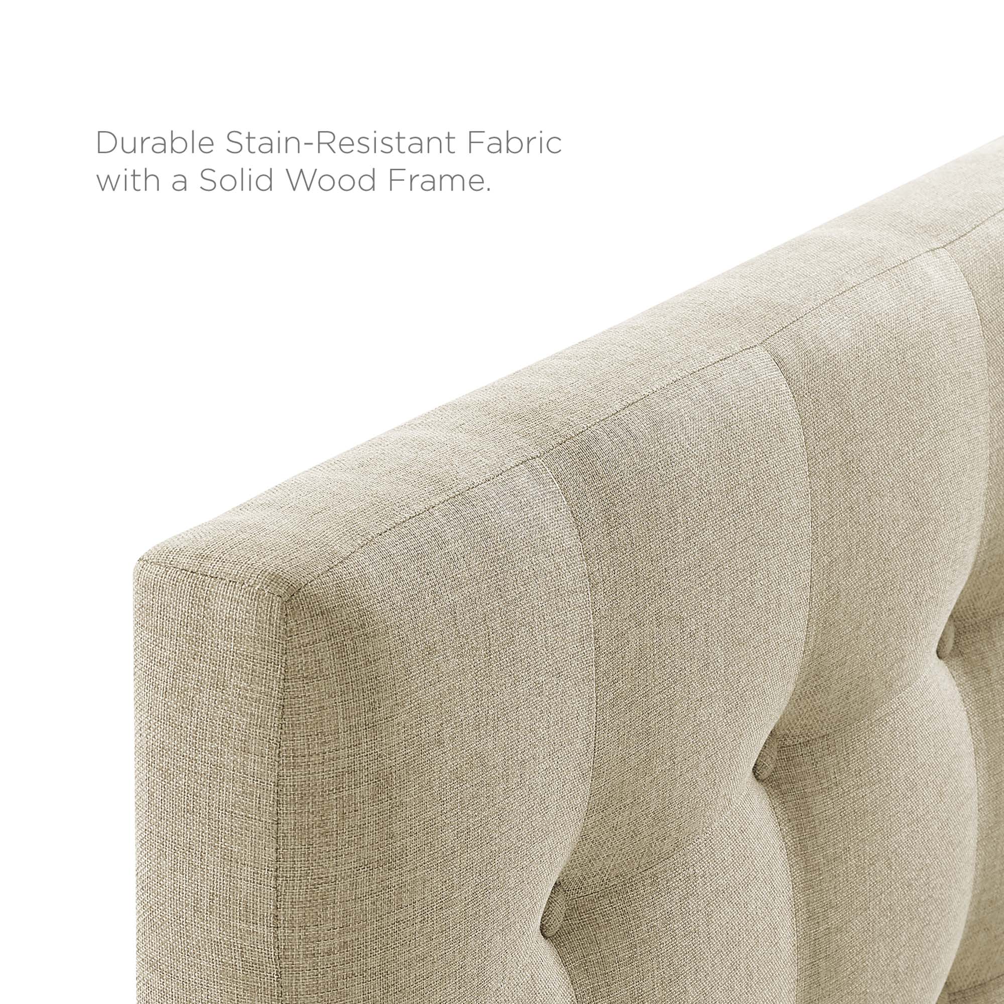 Emily Upholstered Fabric King Headboard by Modway - Best Buy Furniture