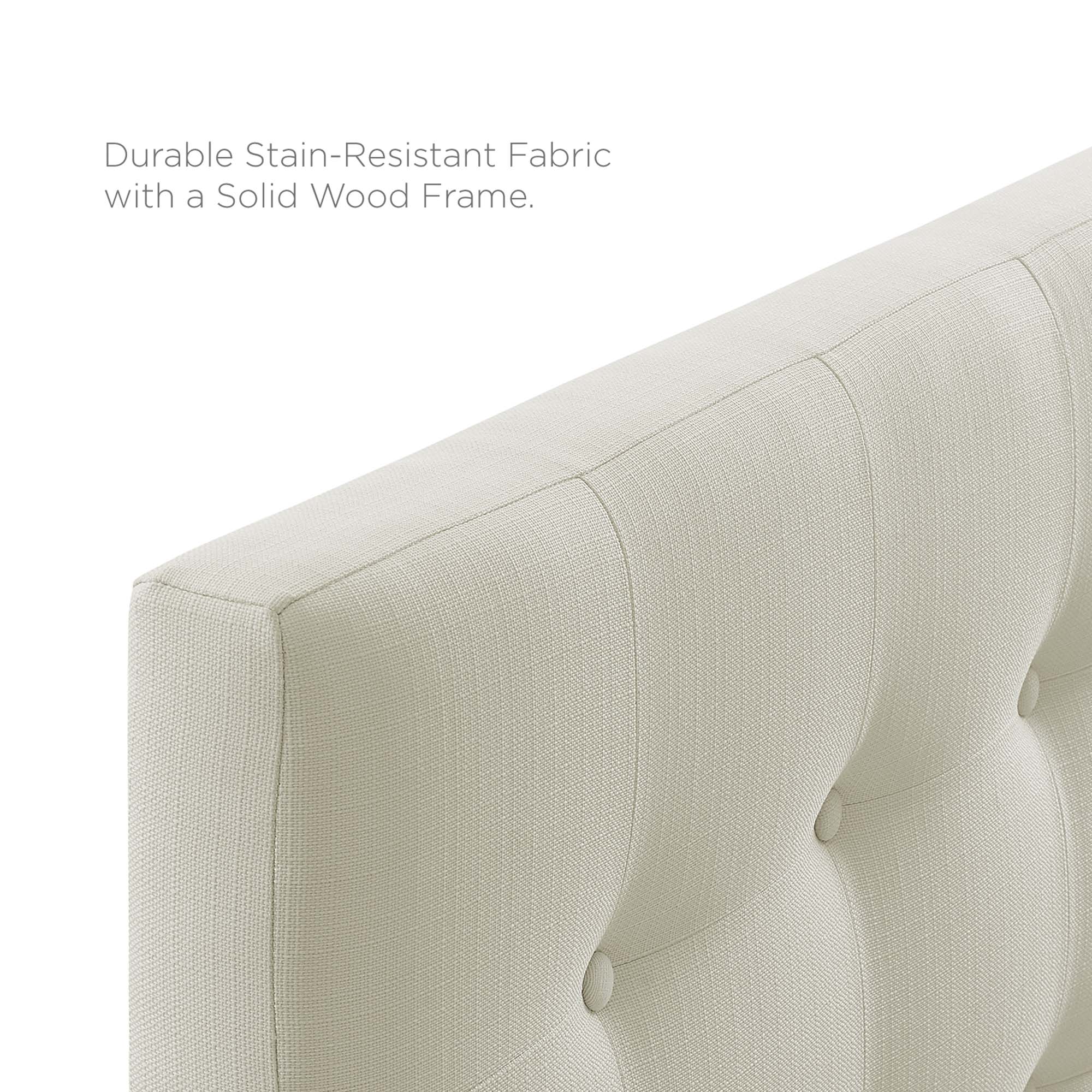 Emily Upholstered Fabric King Headboard by Modway - Best Buy Furniture