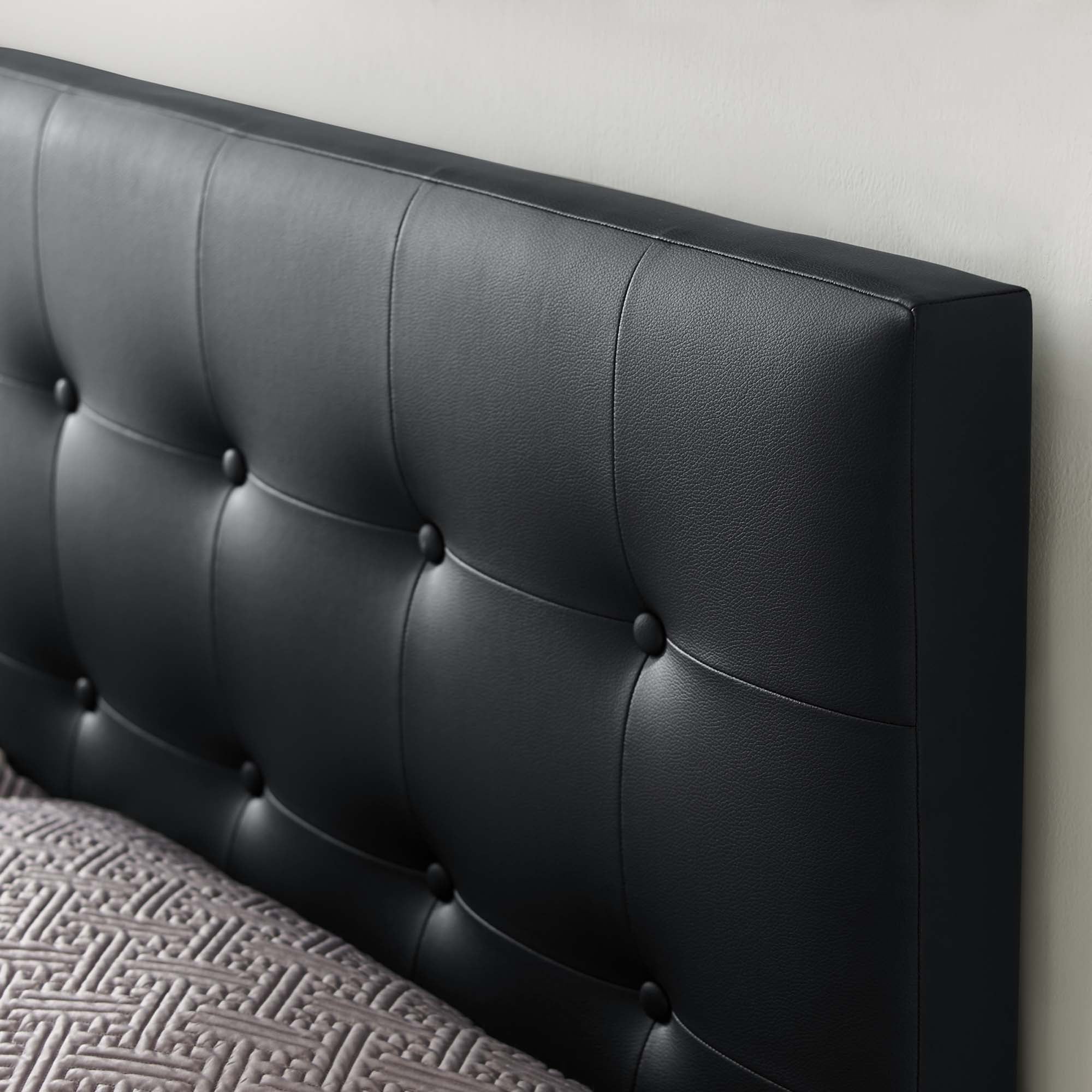 Emily Upholstered Vinyl King Headboard by Modway - Best Buy Furniture