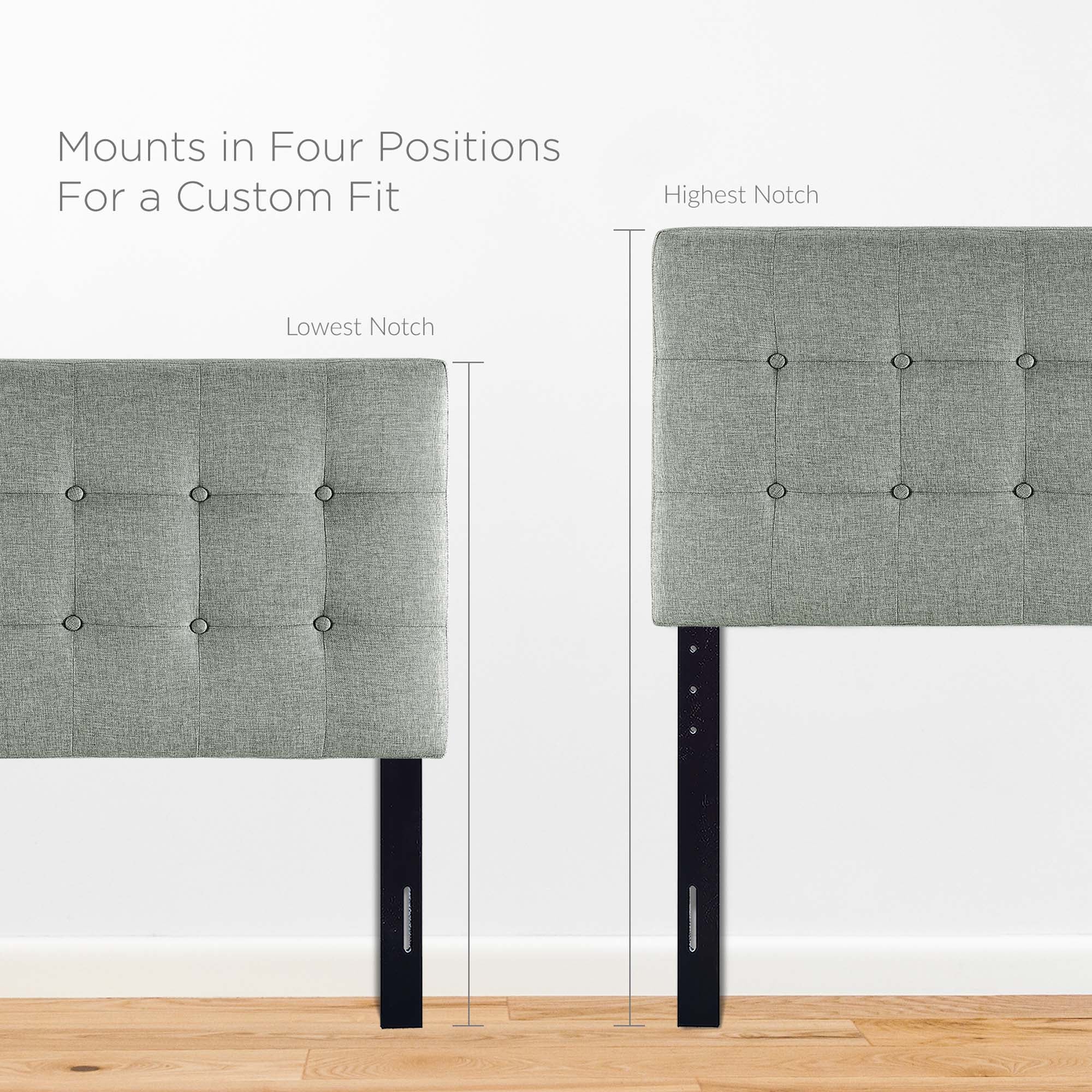 Emily Upholstered Fabric Twin Headboard by Modway - Best Buy Furniture