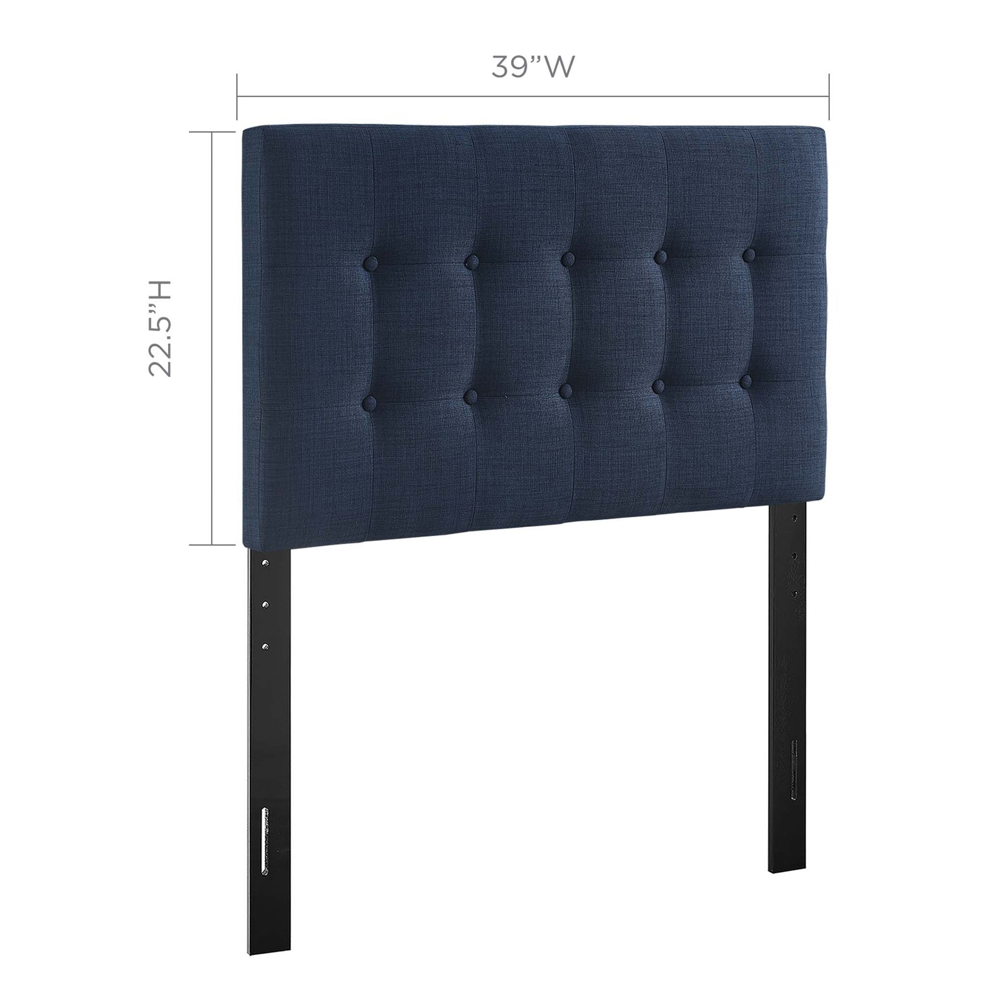 Emily Upholstered Fabric Twin Headboard by Modway - Best Buy Furniture