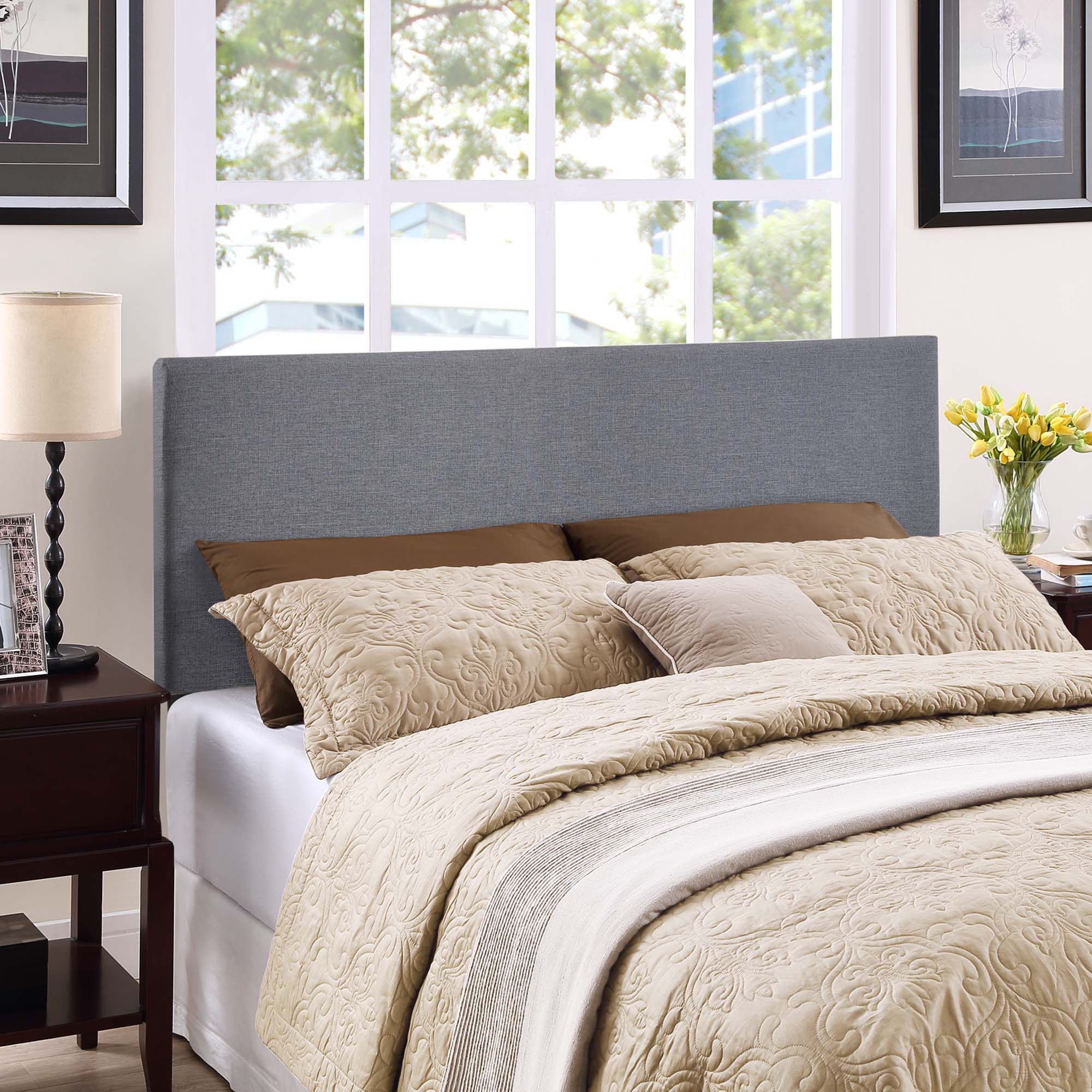 Region Upholstered Queen Headboard by Modway - Best Buy Furniture