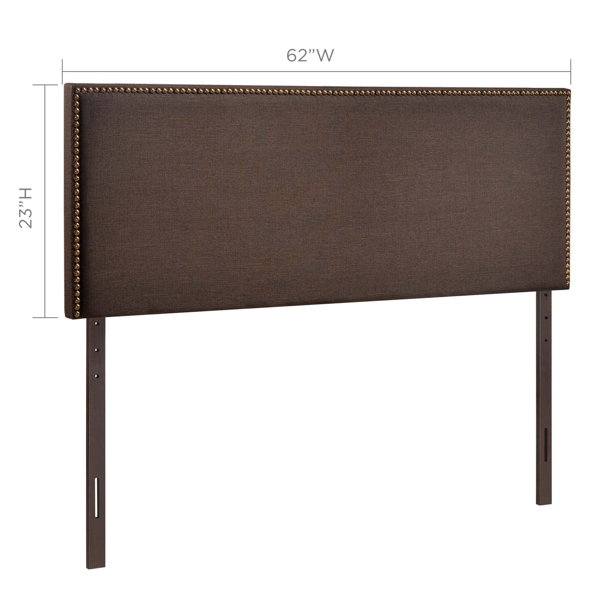 Region Nailhead Upholstered Queen Headboard by Modway - Best Buy Furniture