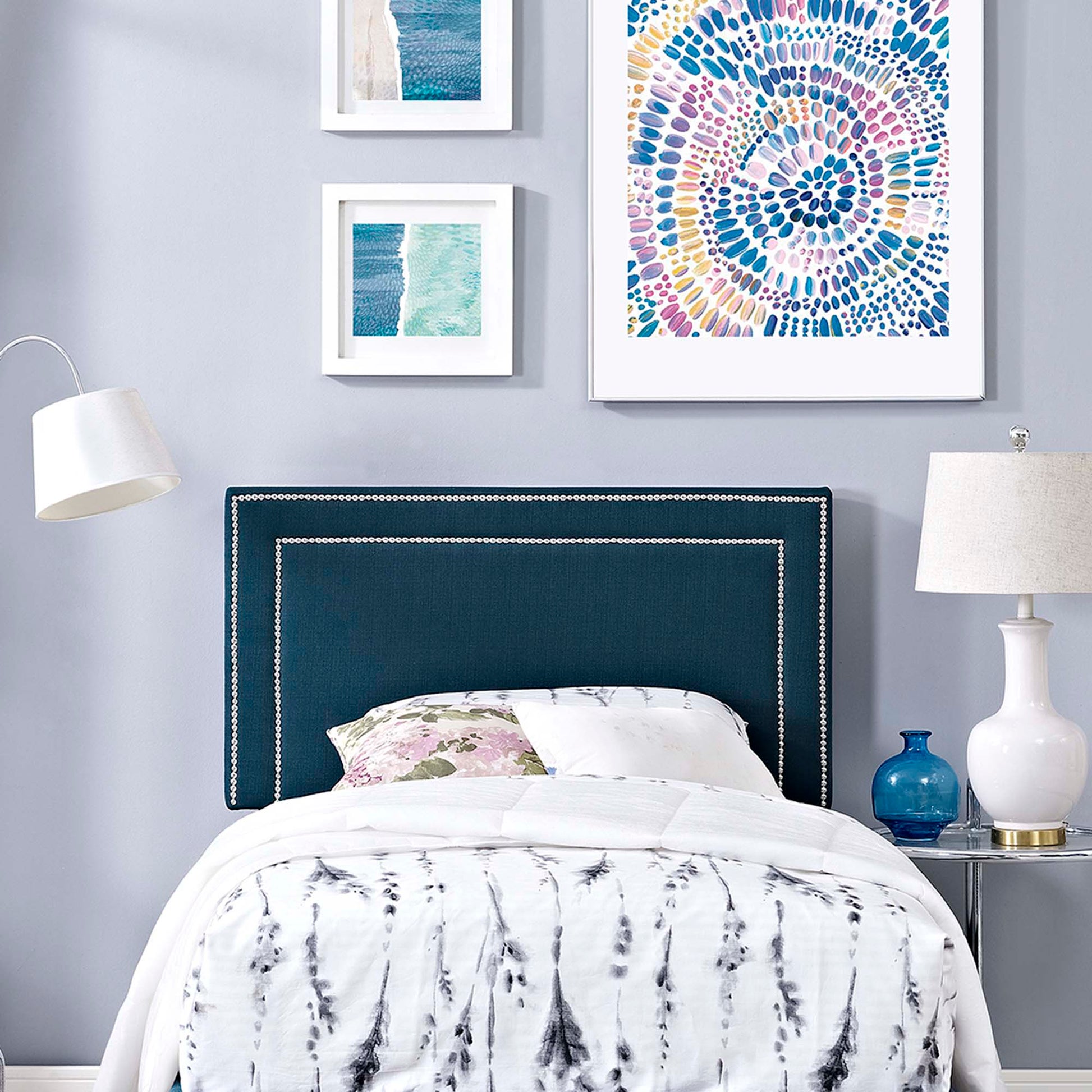 Jessamine Upholstered Fabric Twin Headboard by Modway - Best Buy Furniture