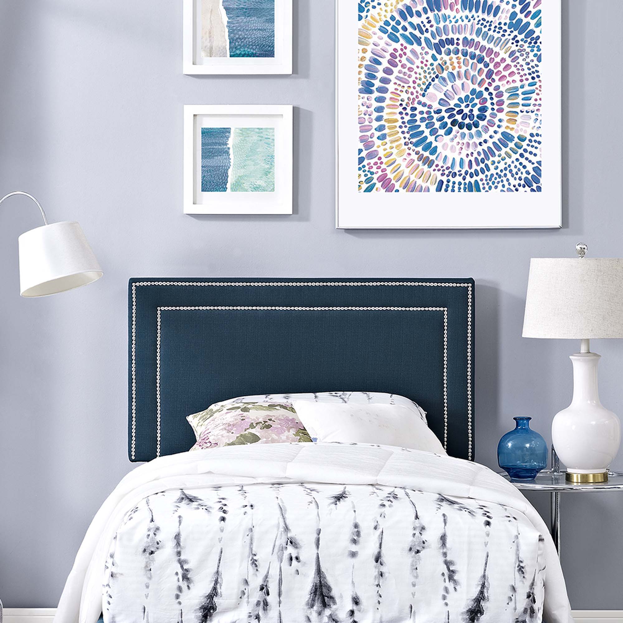 Jessamine Upholstered Fabric Twin Headboard by Modway - Best Buy Furniture