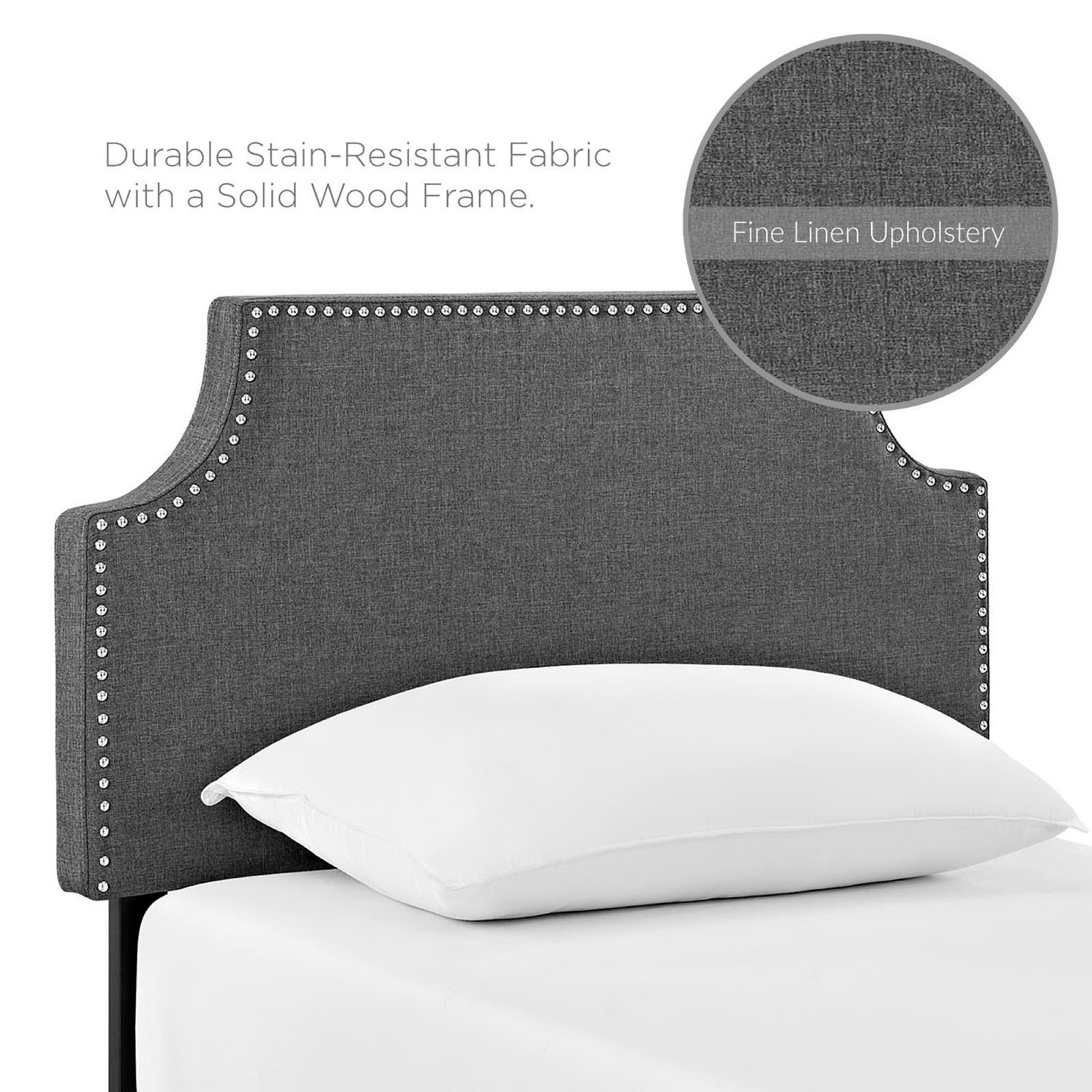 Laura Upholstered Fabric Twin Headboard by Modway - Best Buy Furniture