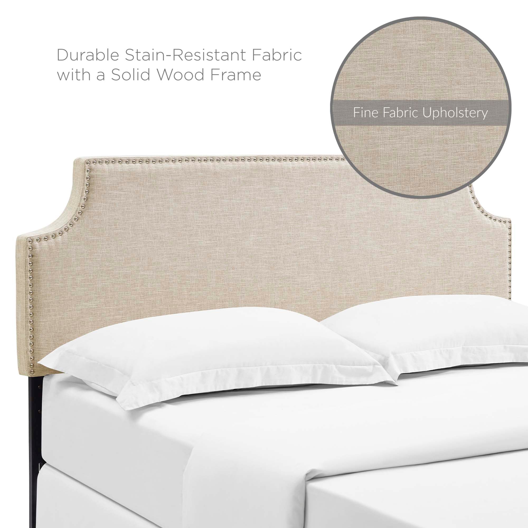 Laura Upholstered Fabric Queen Headboard by Modway - Best Buy Furniture