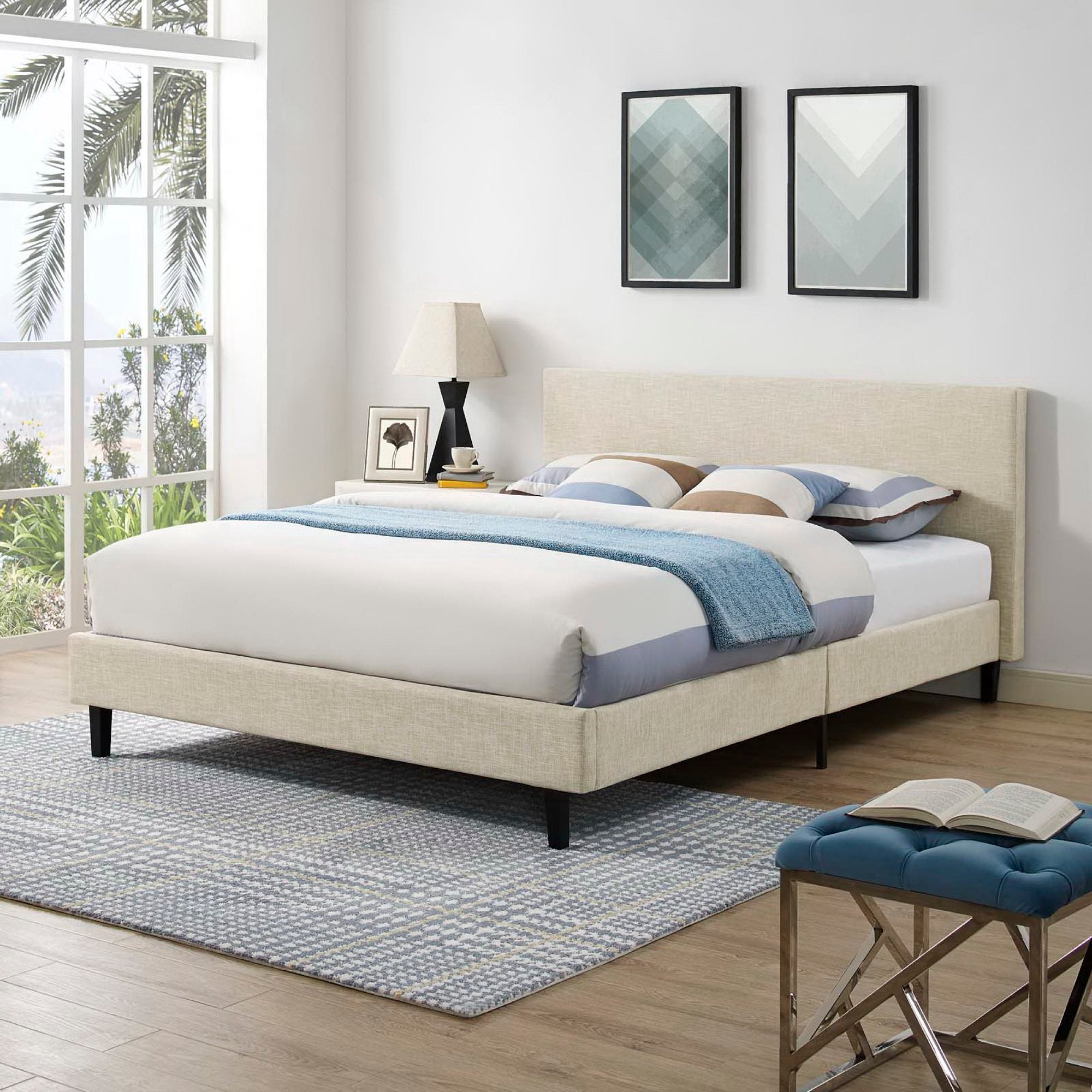 Anya Fabric Full Bed by Modway - Best Buy Furniture