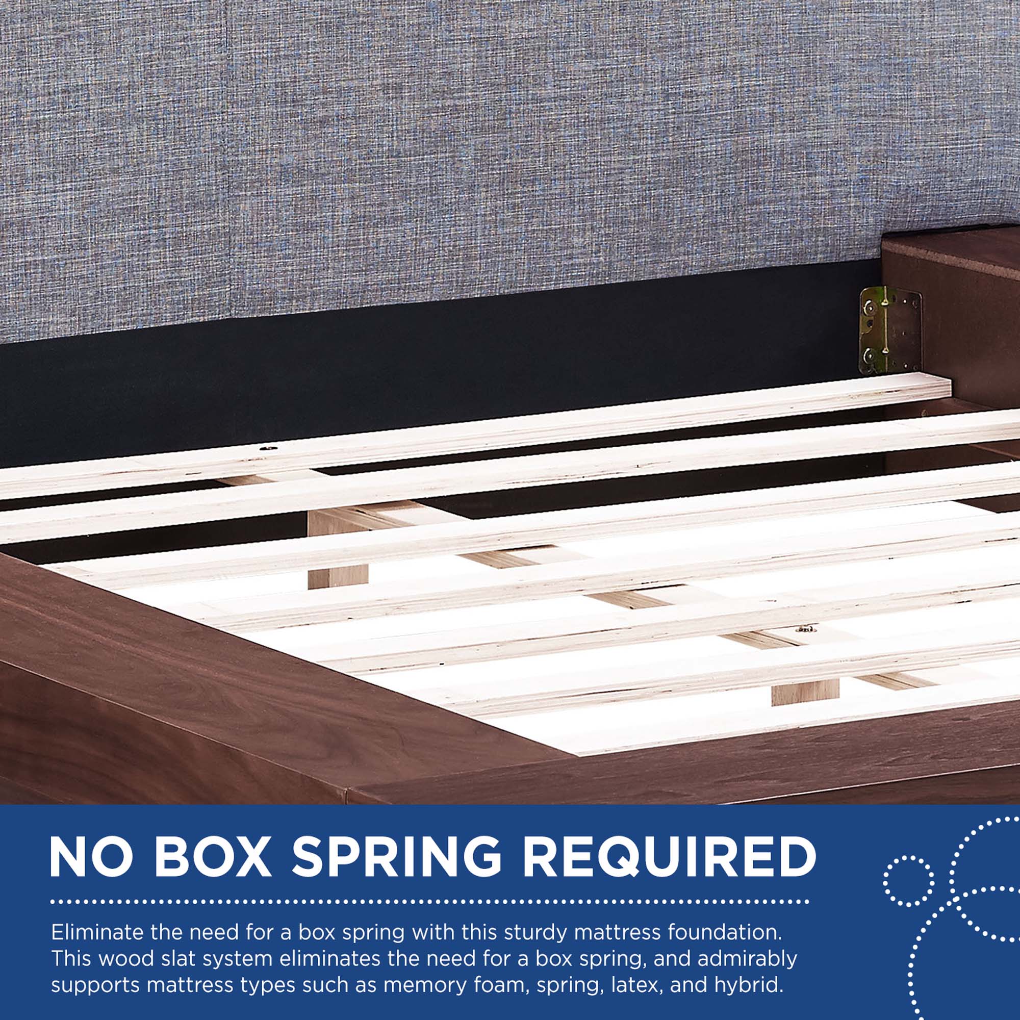 Freja Fabric Queen Platform Bed by Modway - Best Buy Furniture