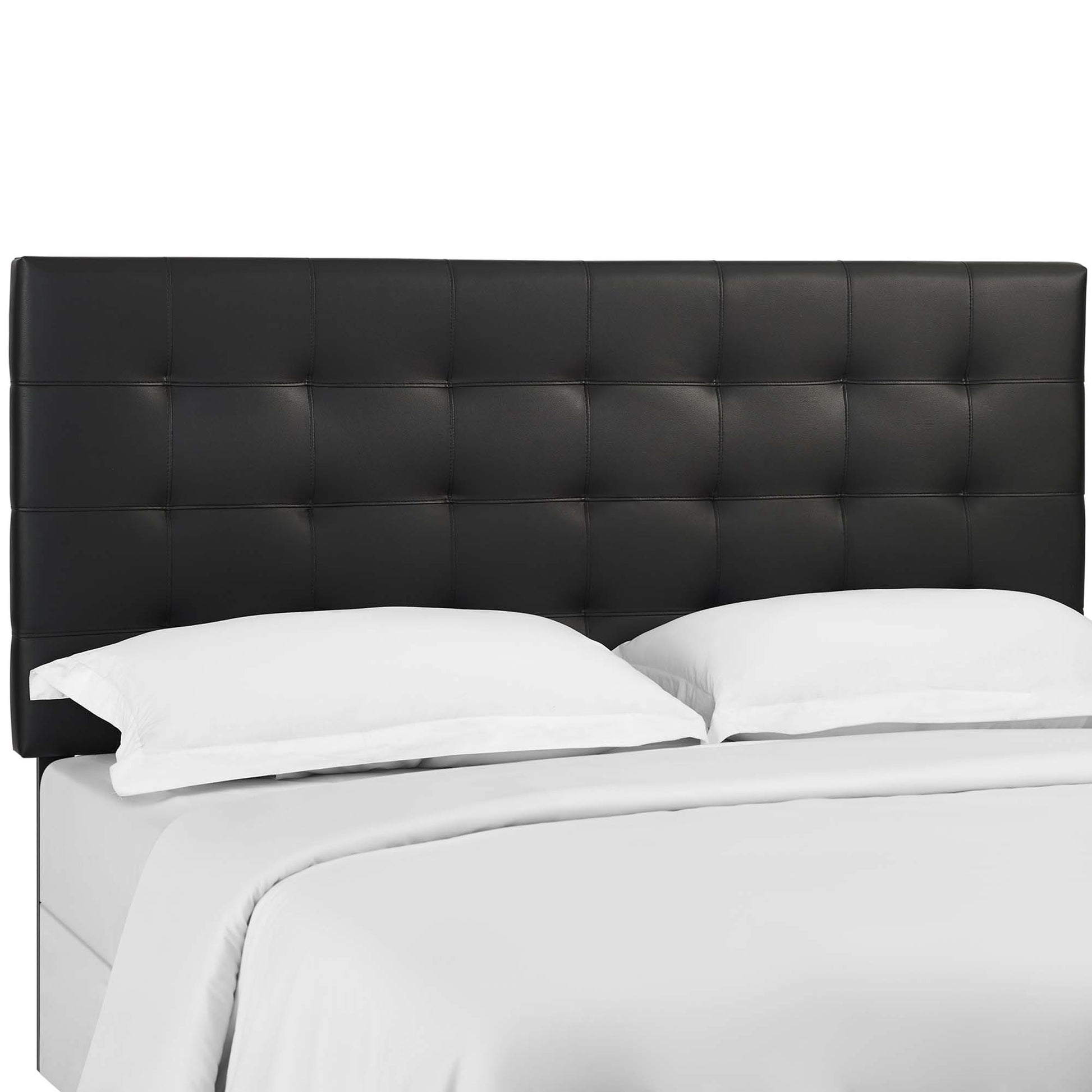 Paisley Tufted Upholstered Faux Leather Full / Queen Headboard by Modway - Best Buy Furniture