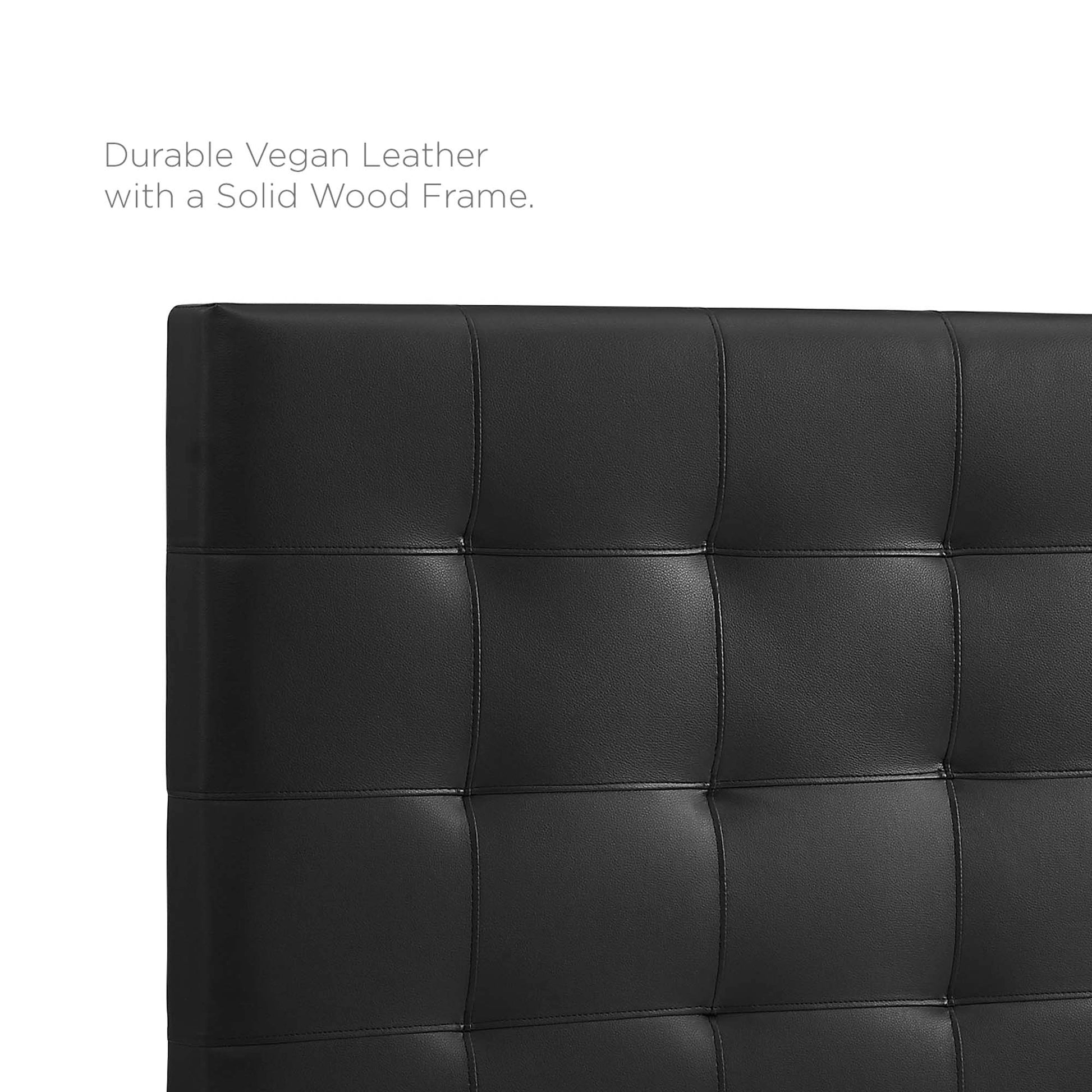 Paisley Tufted Upholstered Faux Leather Full / Queen Headboard by Modway - Best Buy Furniture